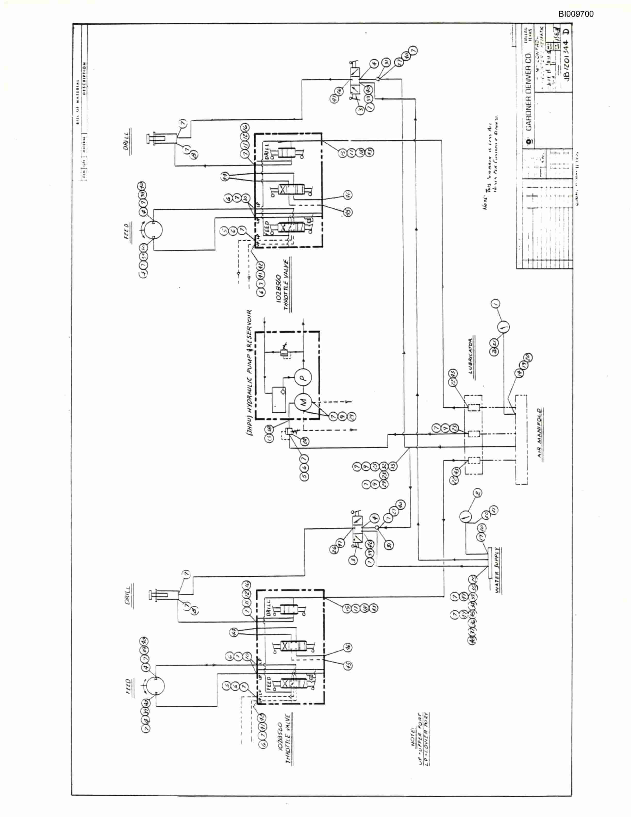 Bucyrus JB-795 Parts Catalog BI009700-4