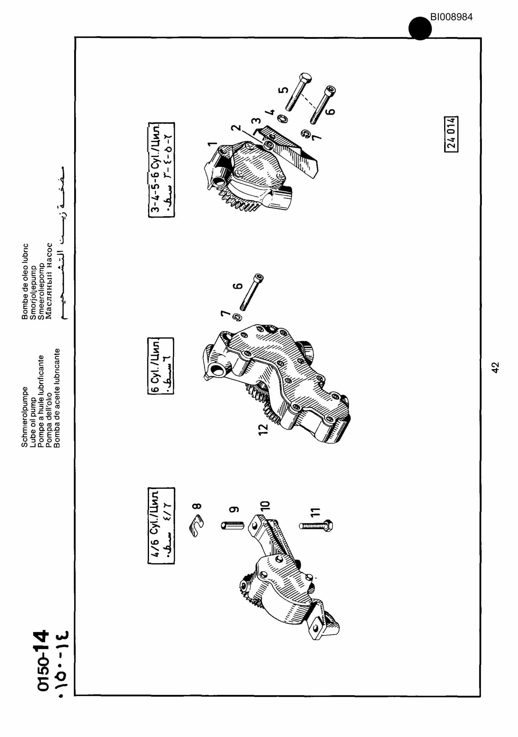 Bucyrus JB-796, JB-807 Parts Catalog BI008984-4