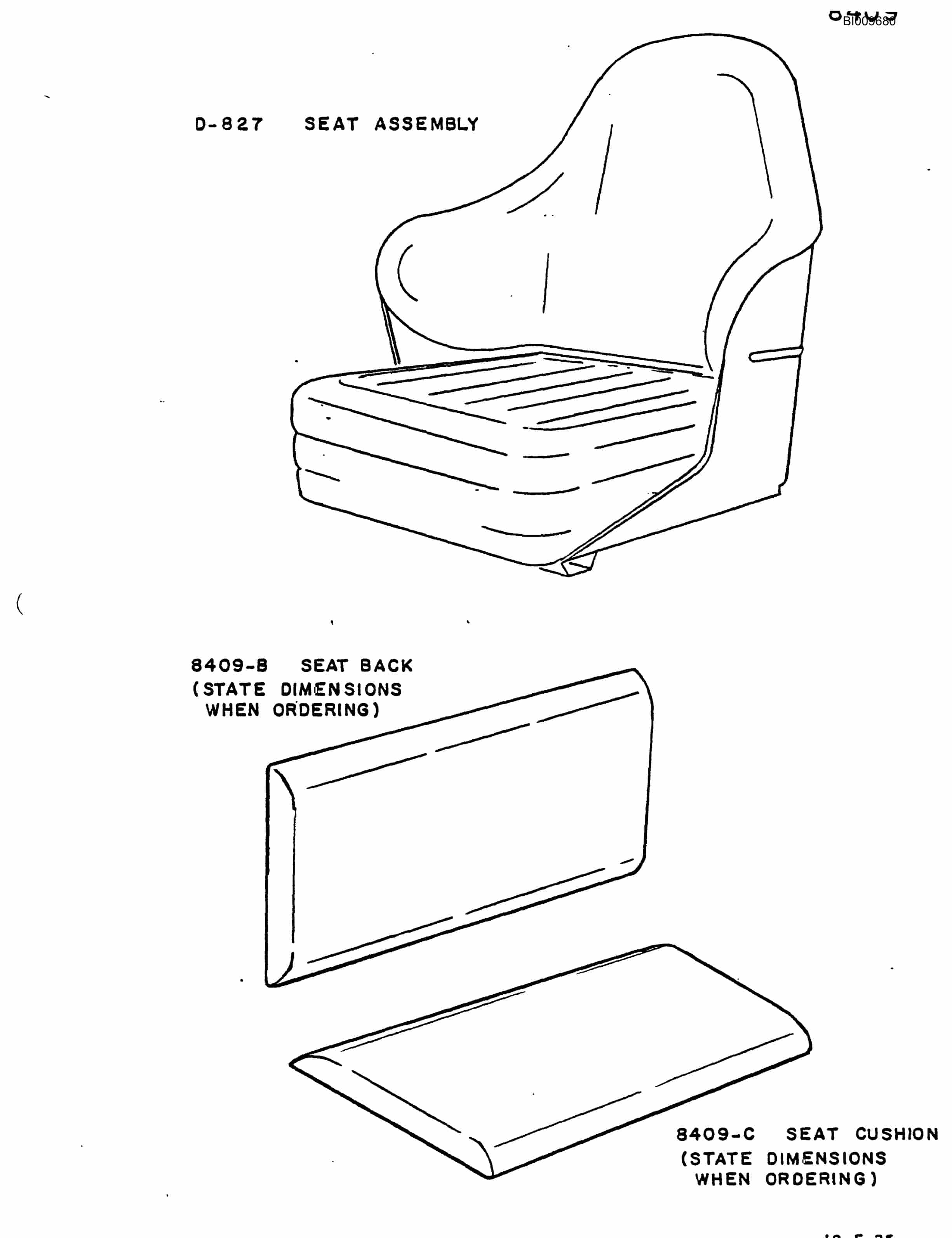 Bucyrus JB-796, JB-807 Parts Catalog BI009680-4