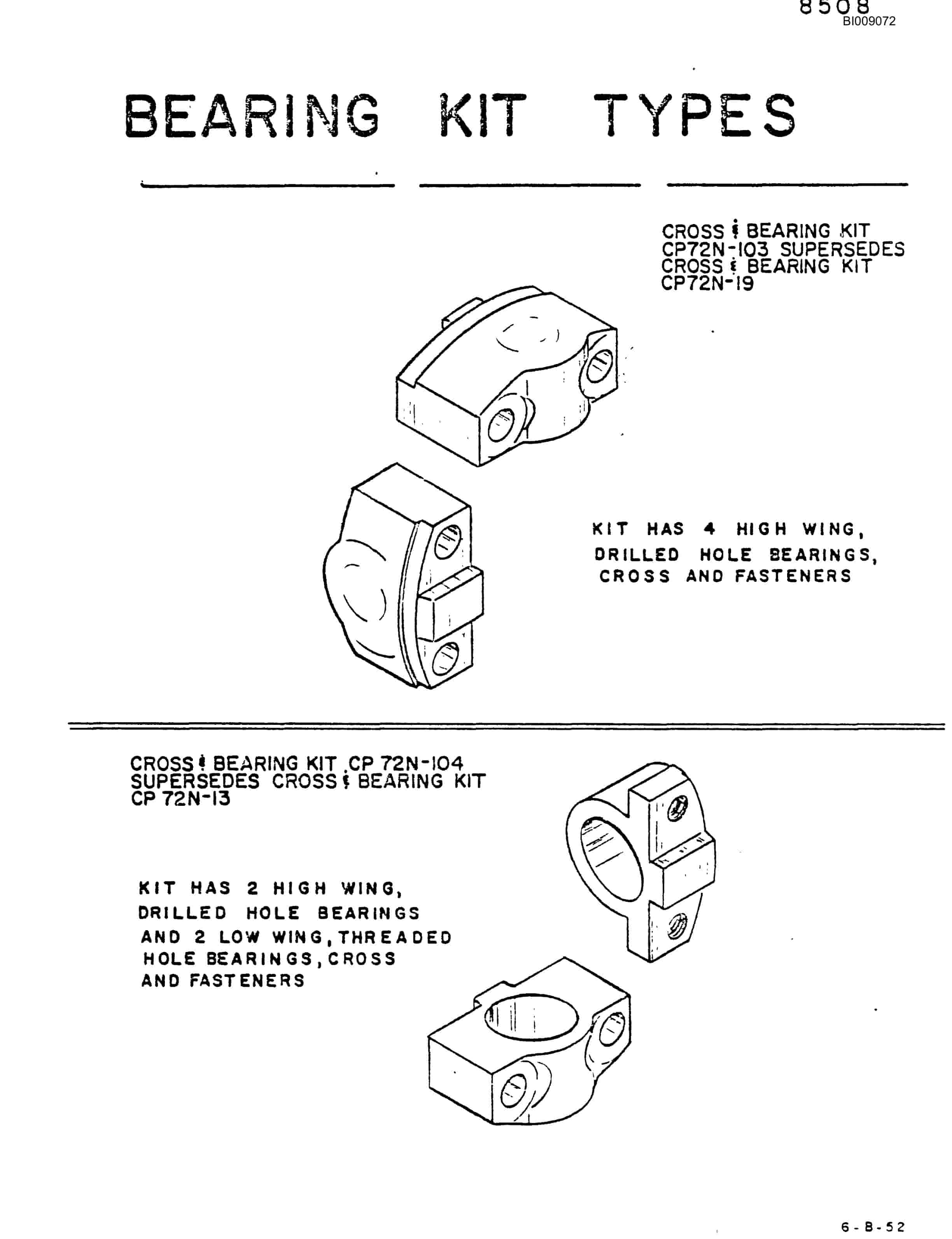 Bucyrus JB-813 Parts Catalog BI009072-2