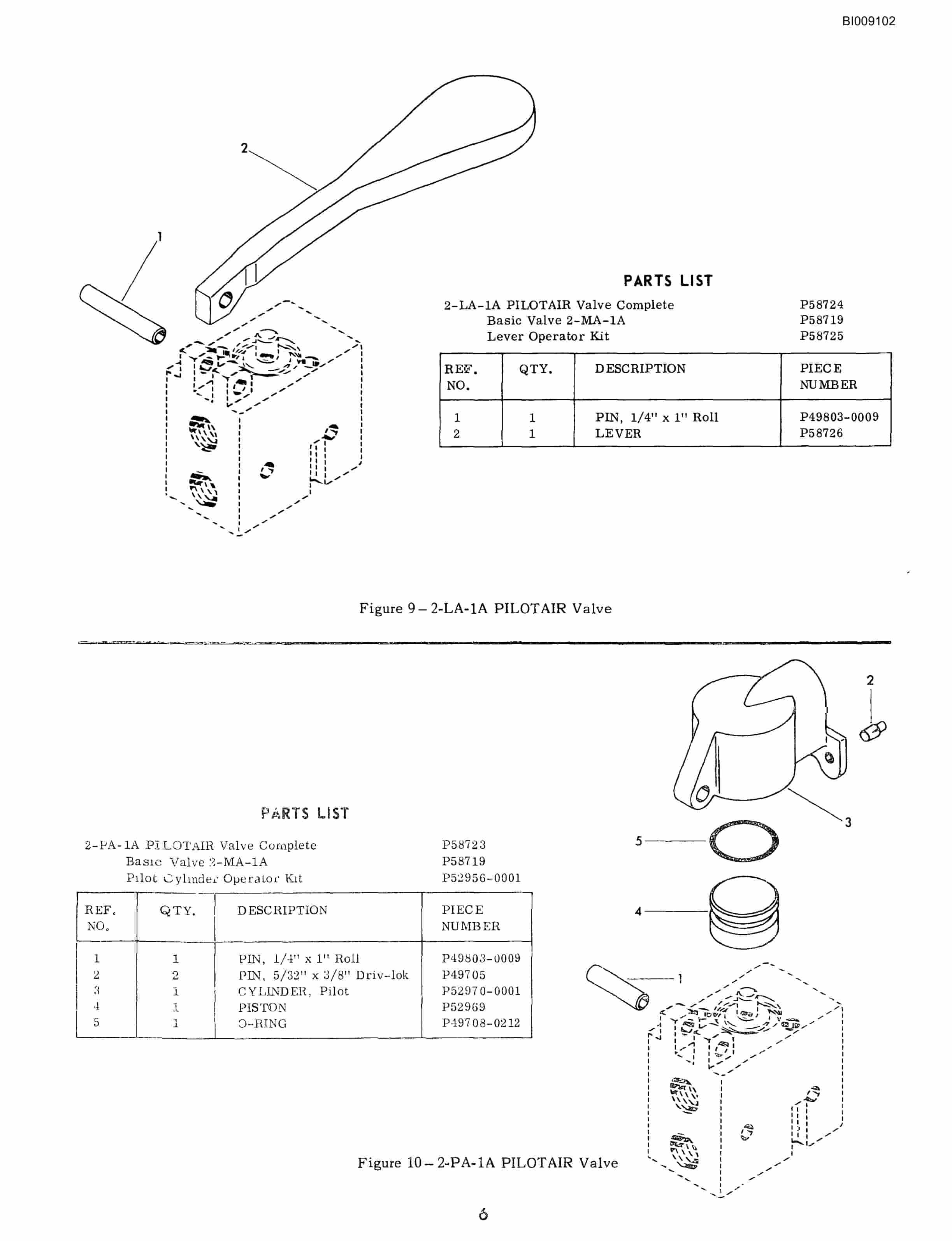 Bucyrus JB-815, JB-816, JB-817 Parts Catalog BI009102-5