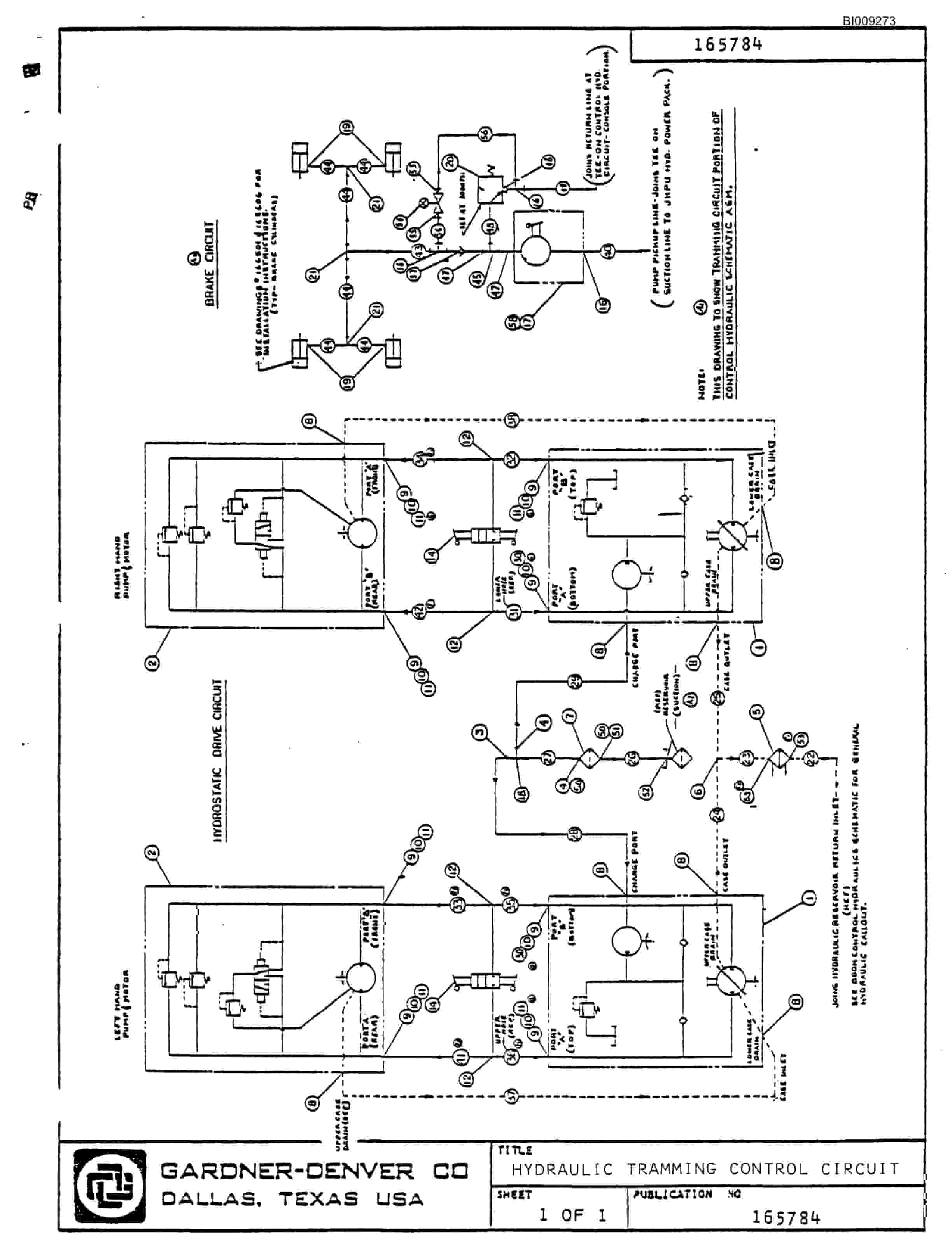 Bucyrus JB-818 Parts Catalog BI009273-3