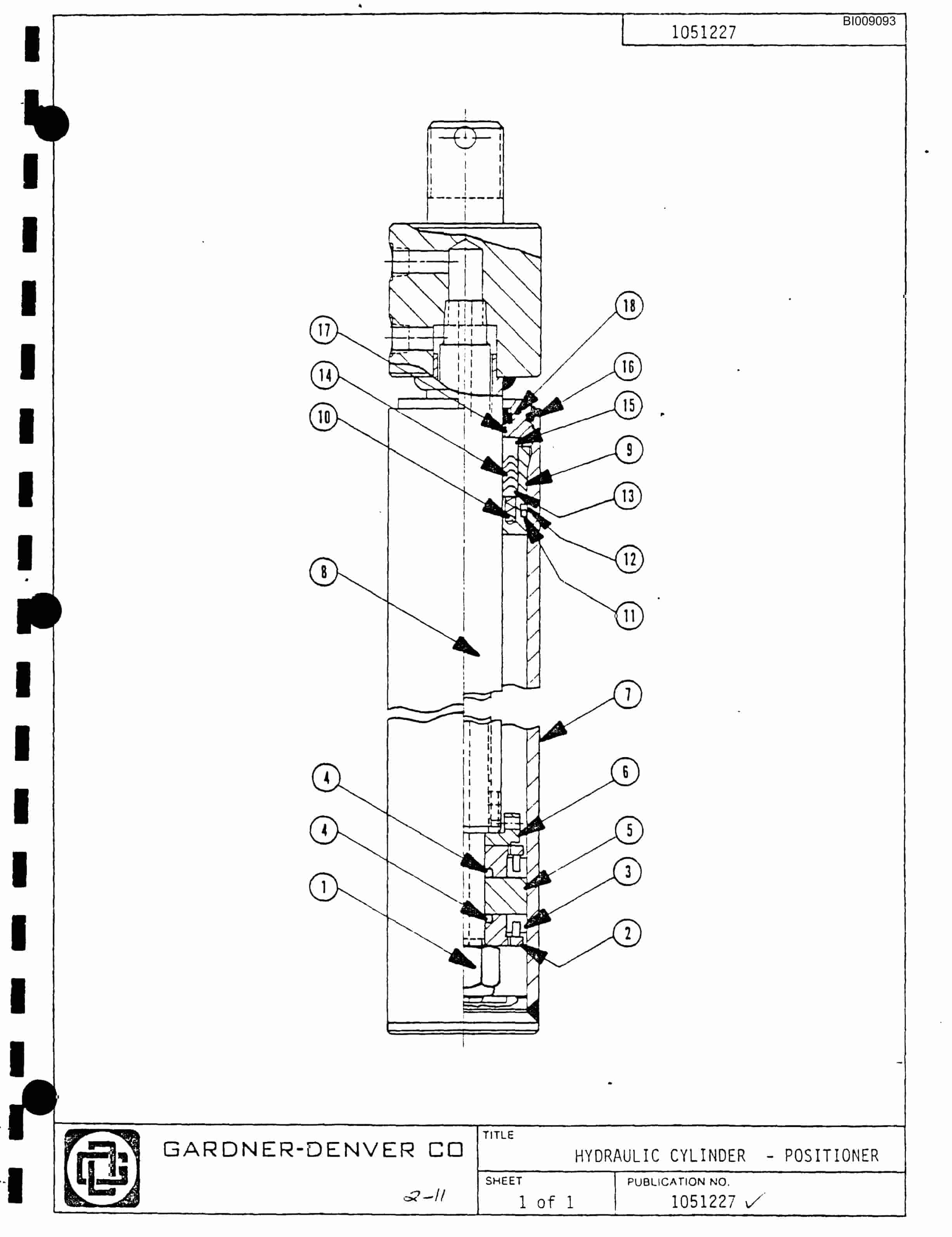 Bucyrus JB-819, JB-820 Parts Catalog BI009093-3