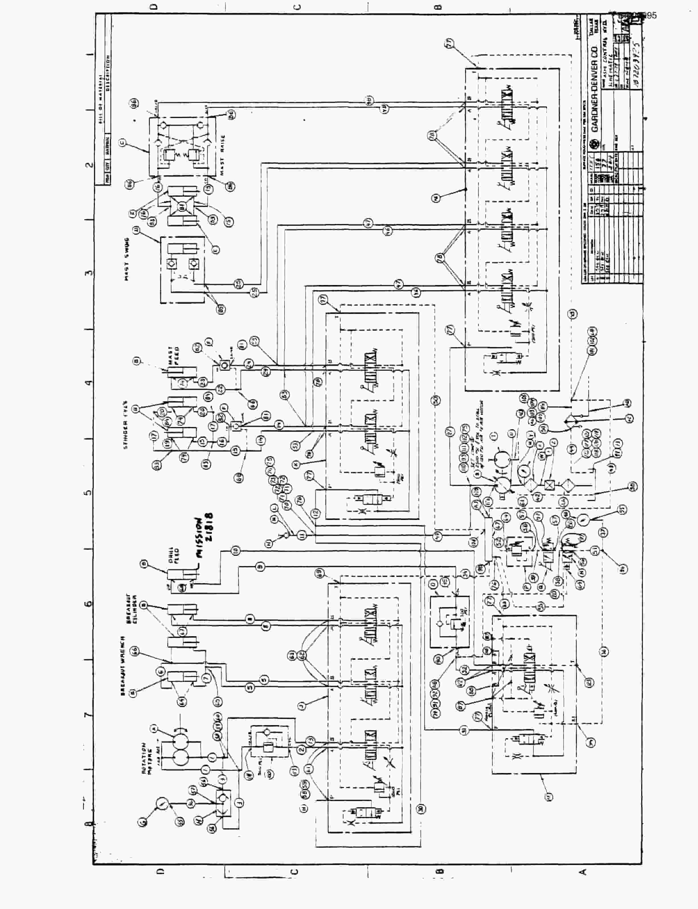 Bucyrus JB-823 Parts Catalog BI009095-3