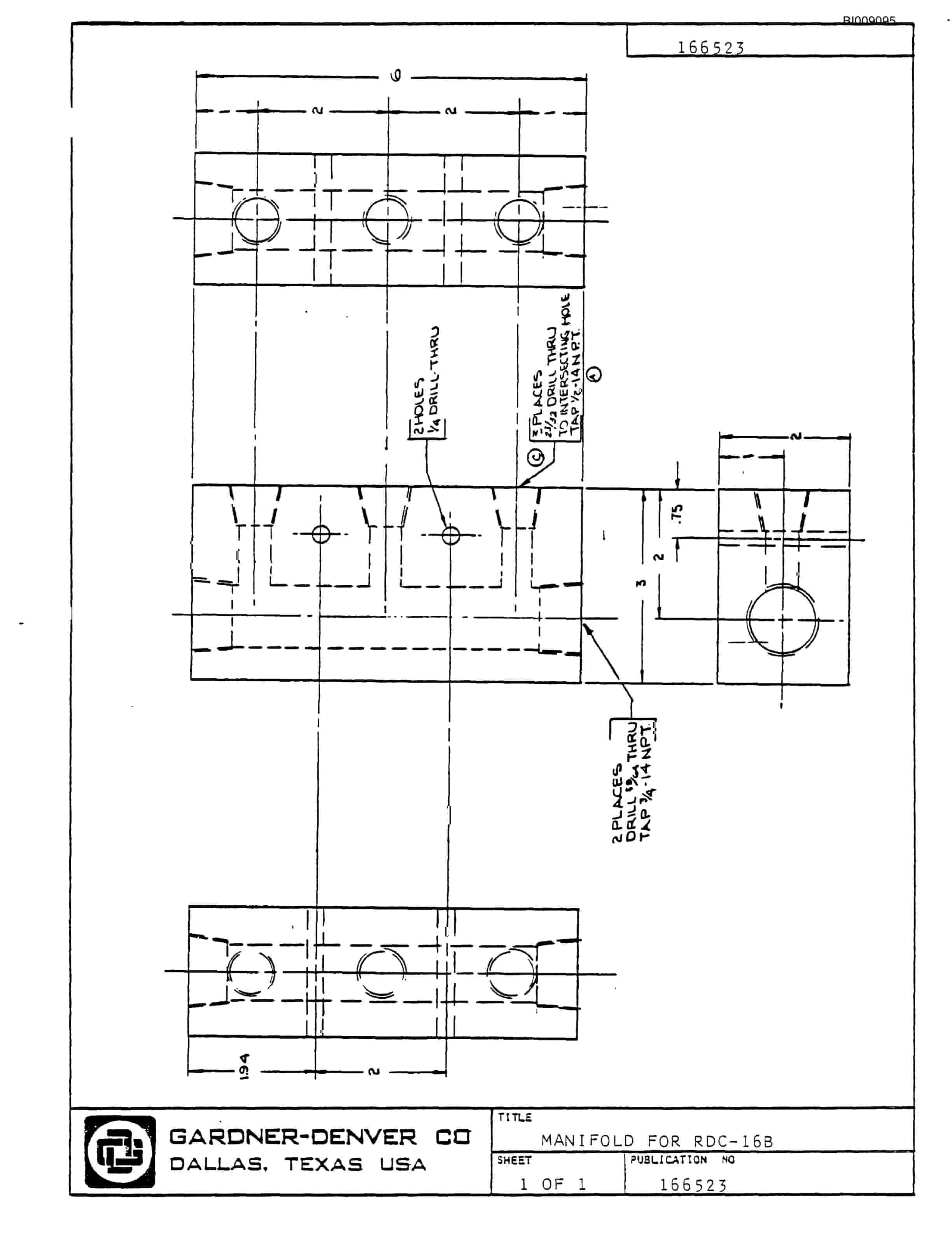 Bucyrus JB-823 Parts Catalog BI009095-5