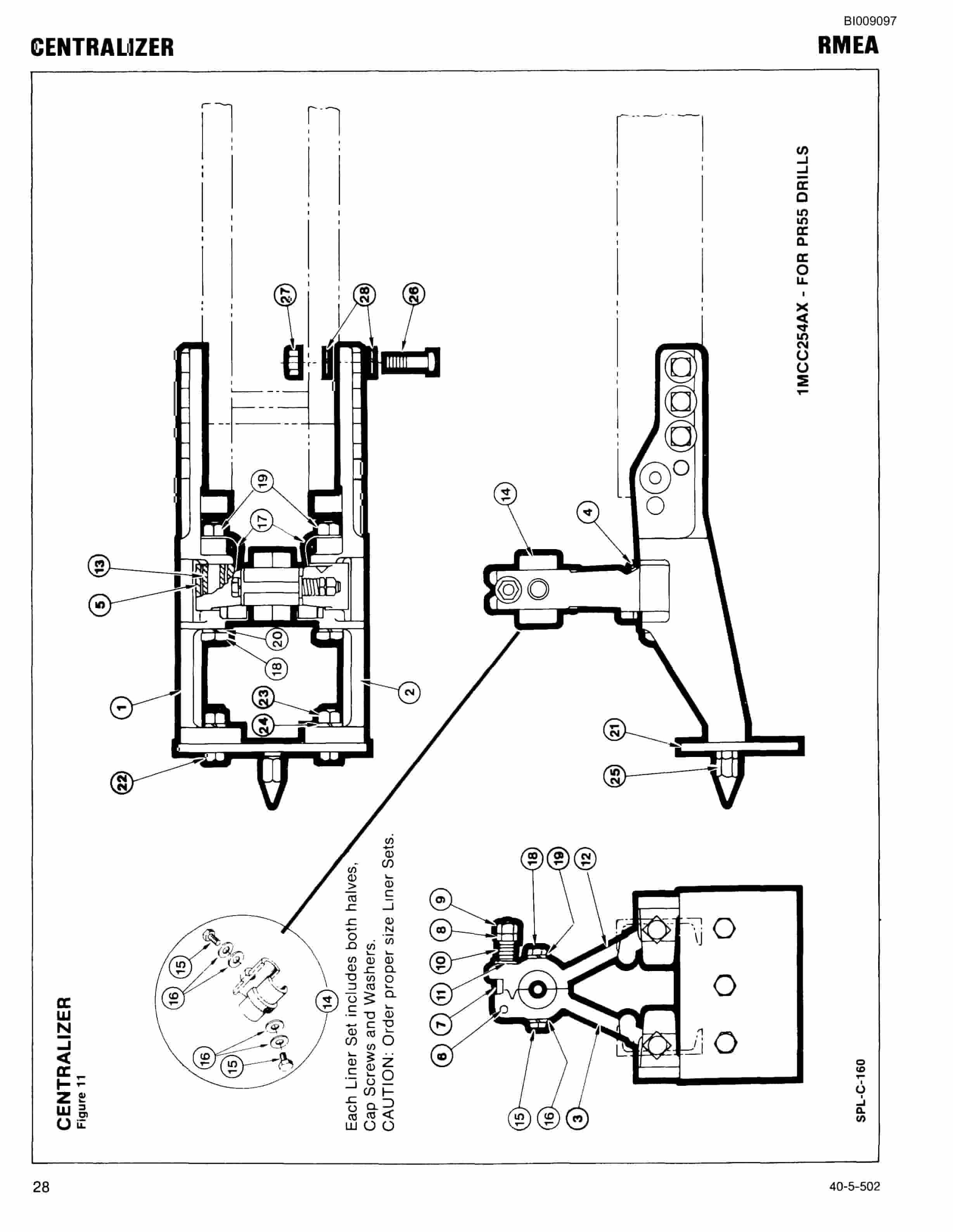 Bucyrus JB-826 Parts Catalog BI009097-2