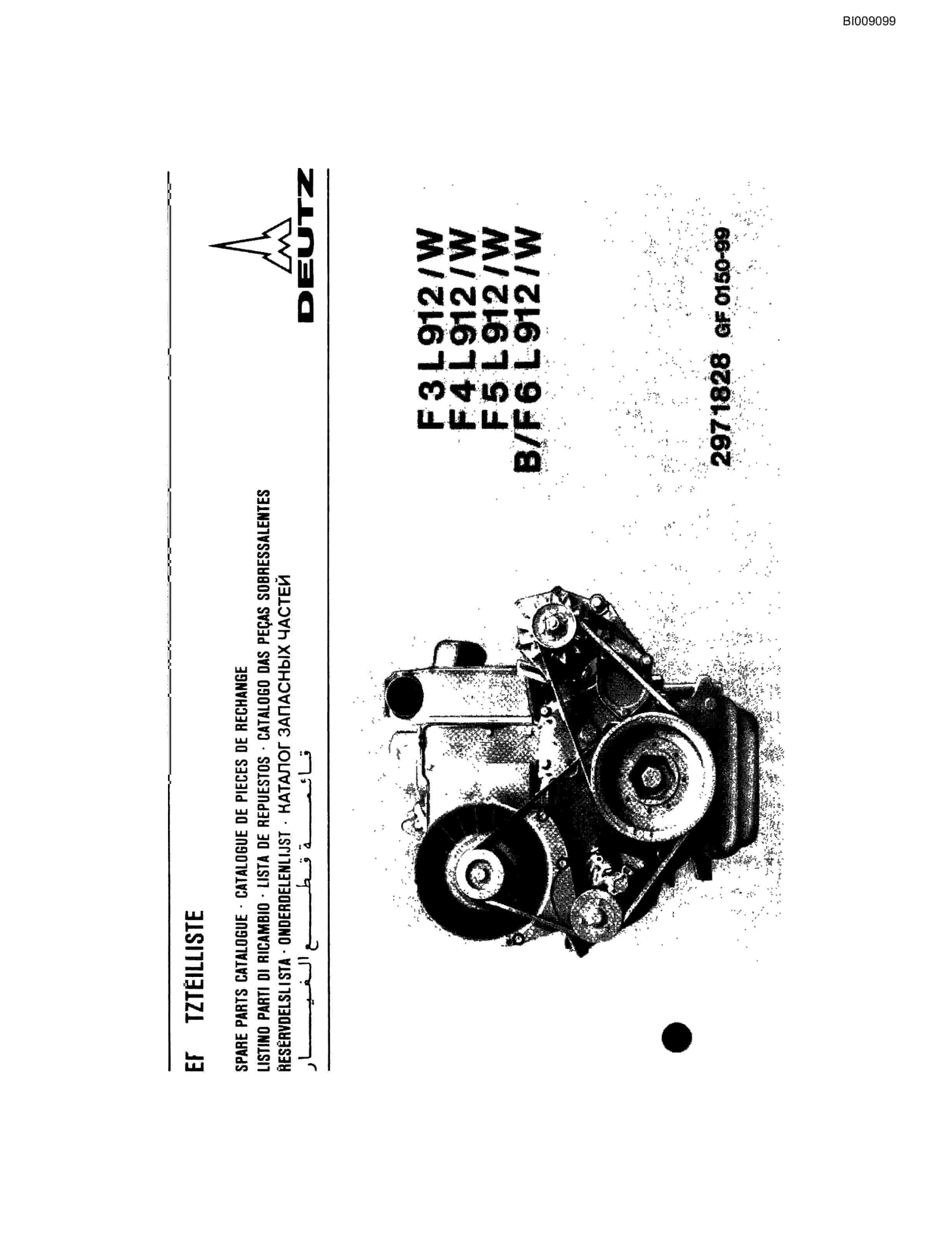 Bucyrus JB-830 Parts Catalog BI009099-2