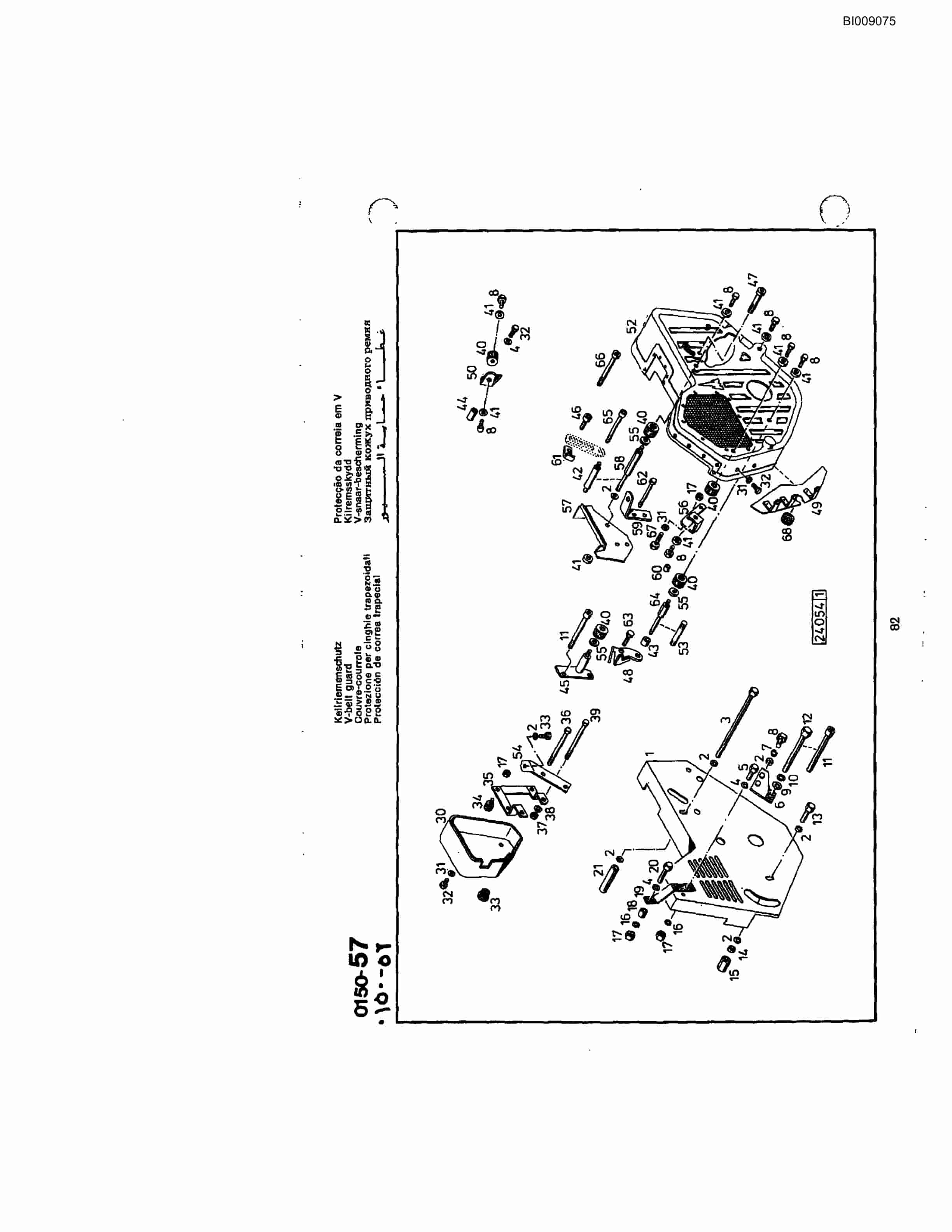 Bucyrus JB-832, JB-833, JB-834 Parts Catalog BI009075-3