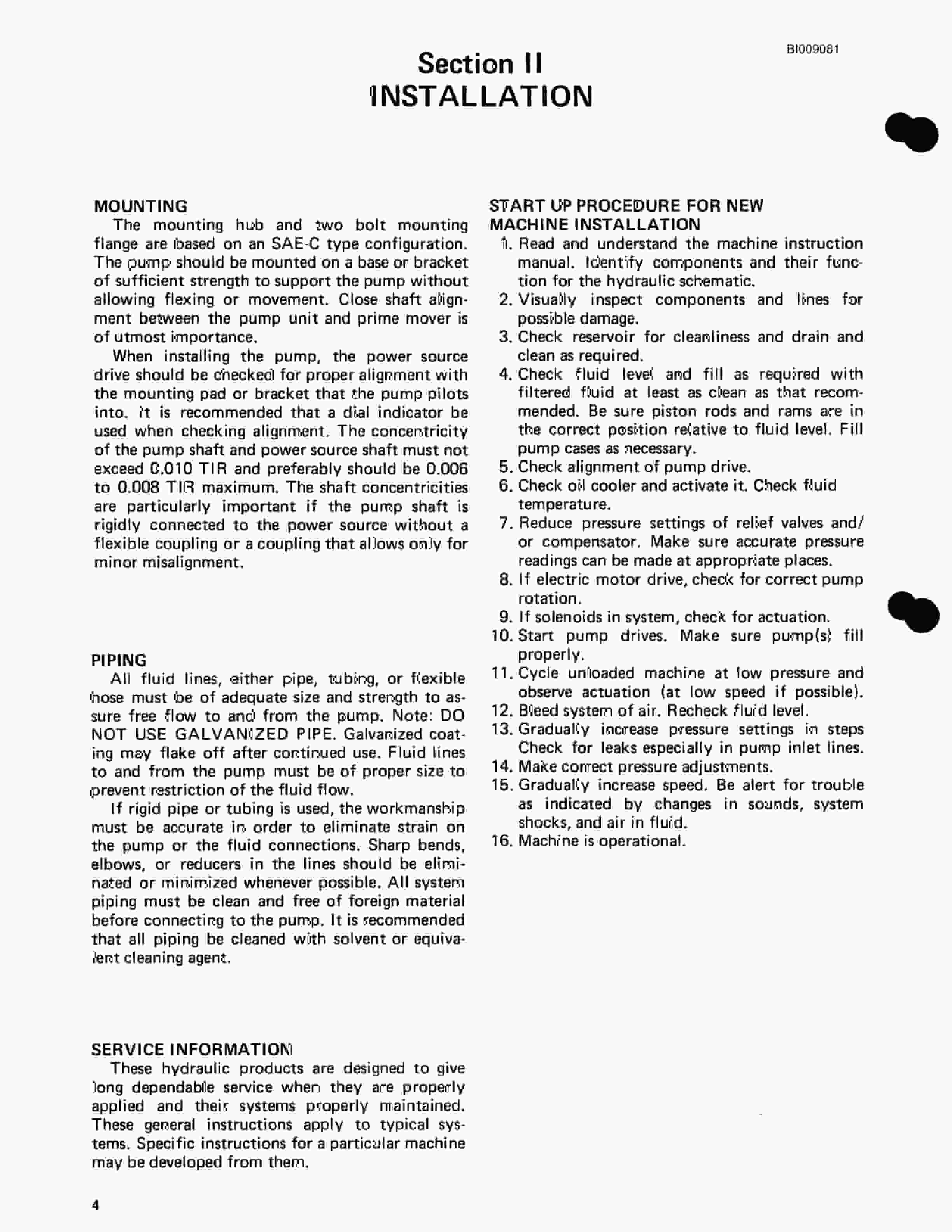 Bucyrus JB-836 Parts Catalog BI009081-4