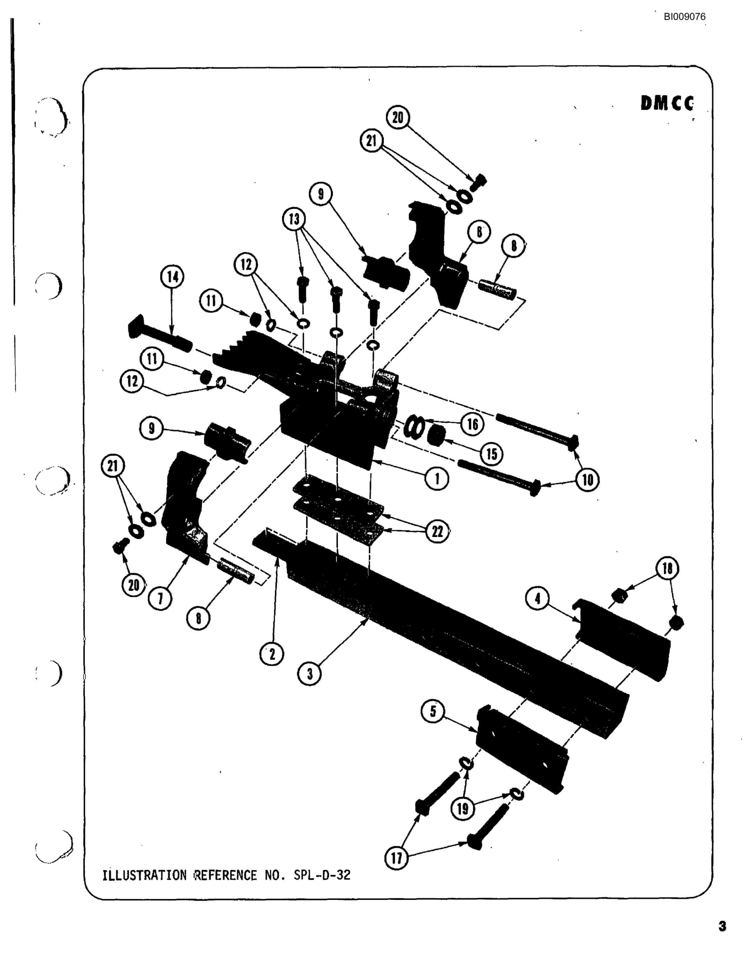 Bucyrus JB-842 Parts Catalog BI009076-4
