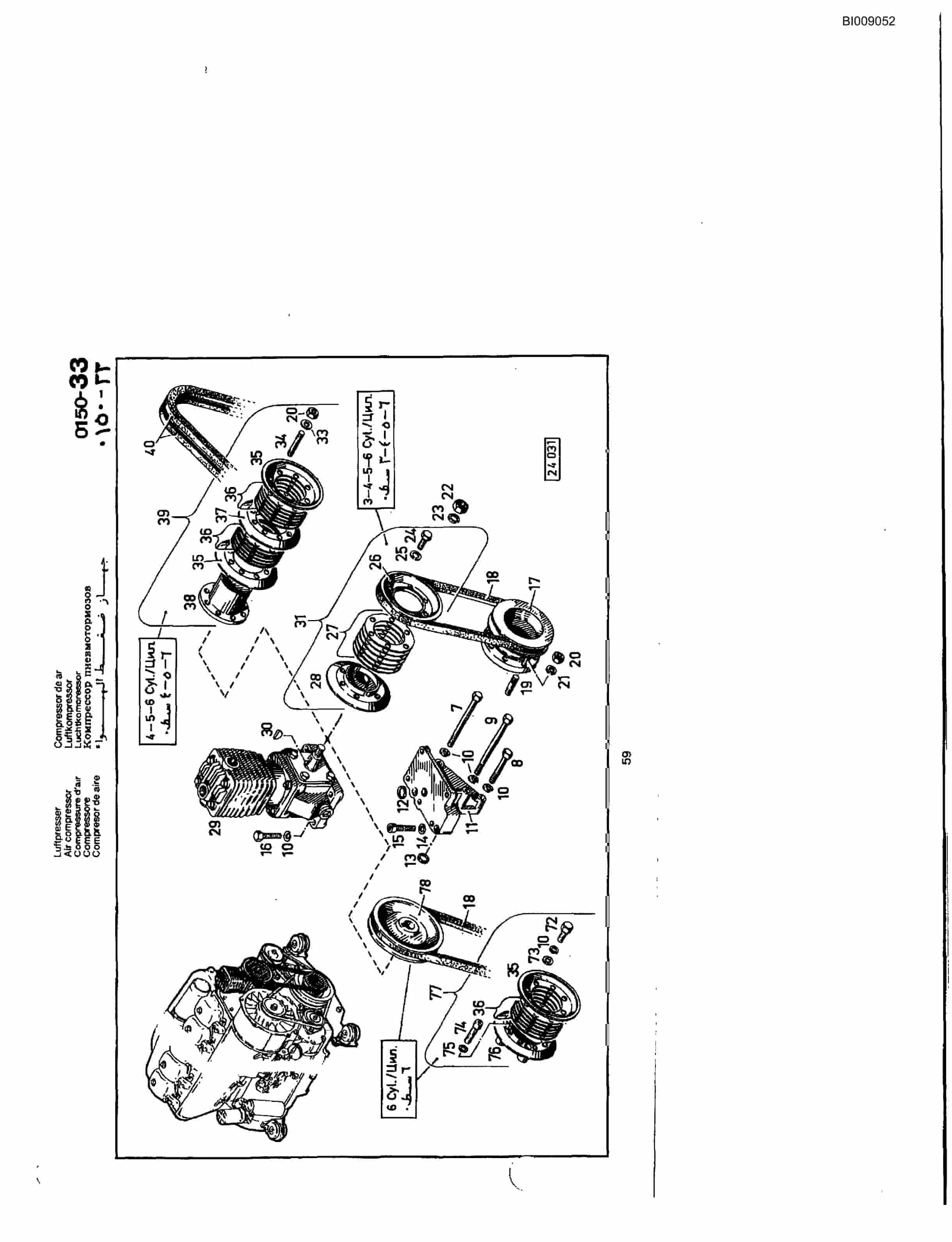 Bucyrus JB-843 Parts Catalog BI009052-2