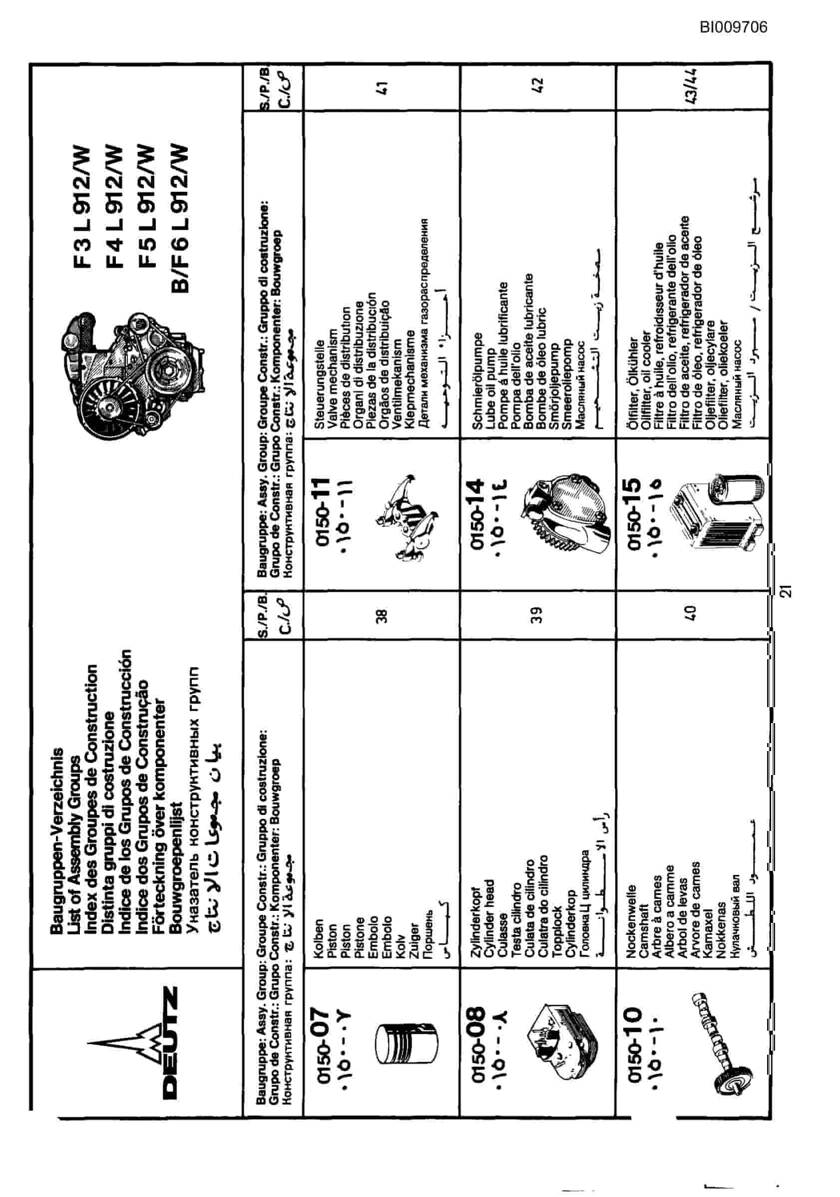 Bucyrus JB-845 Parts Catalog BI009706-4