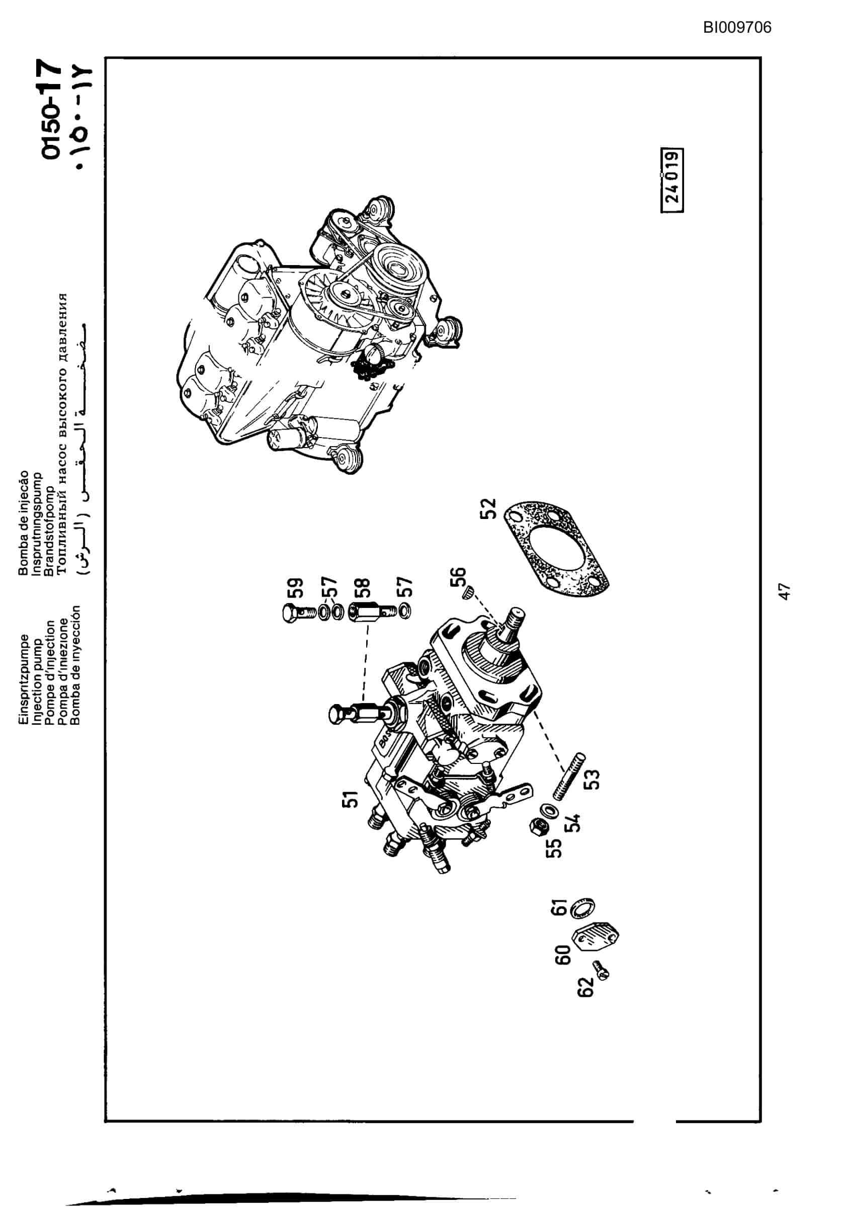 Bucyrus JB-845 Parts Catalog BI009706-5
