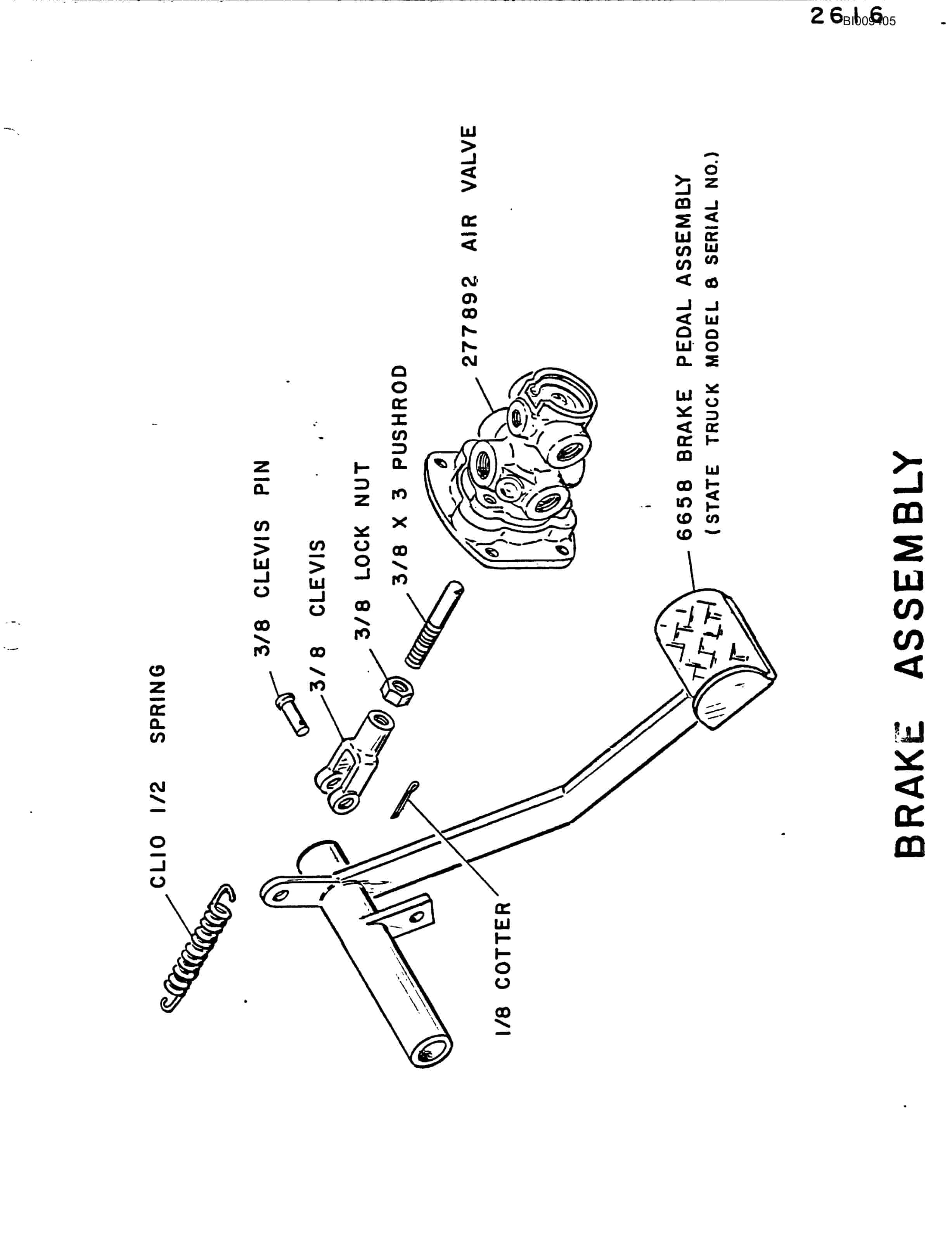 Bucyrus JB-861 Parts Catalog BI009405-3