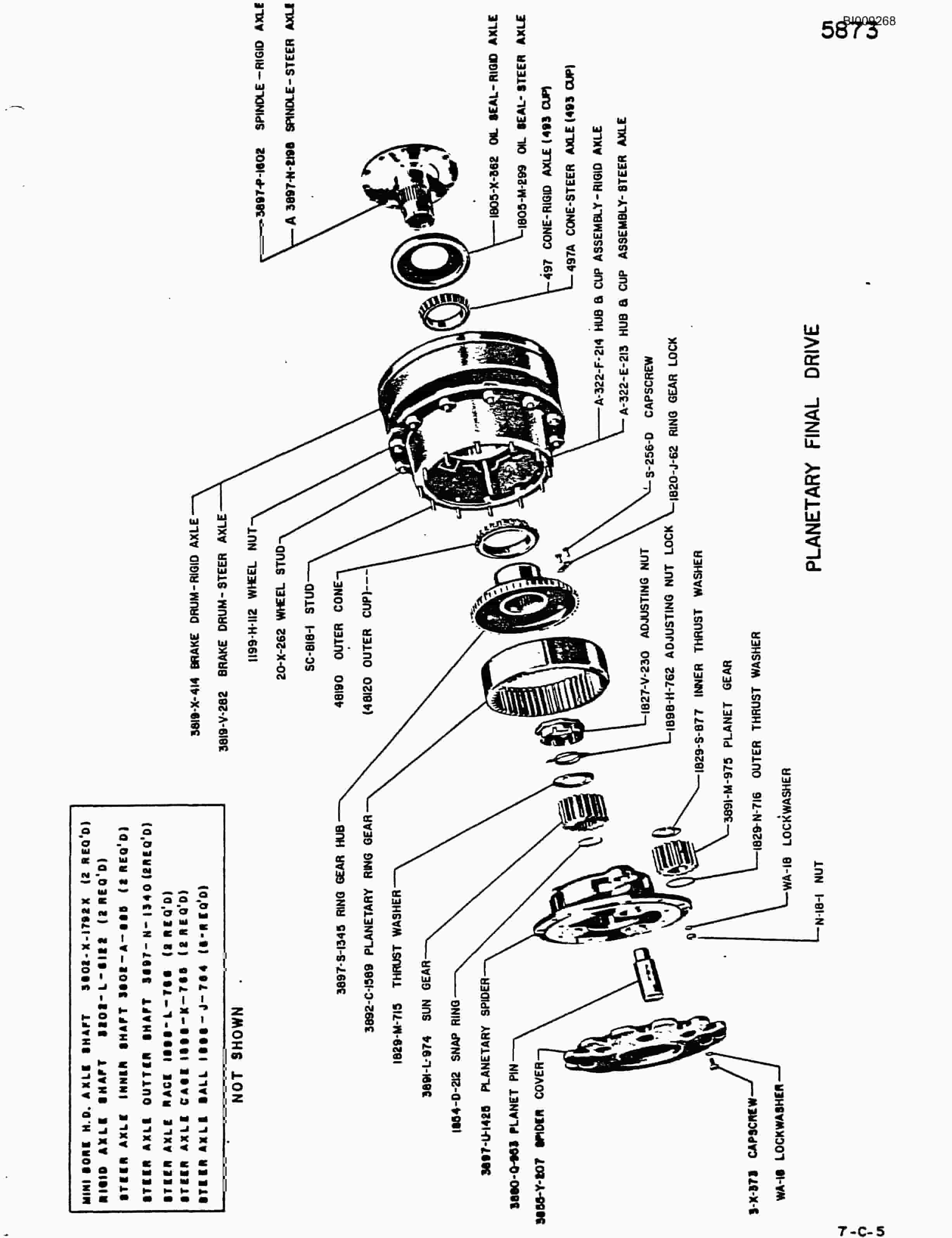 Bucyrus JB-865 Parts Catalog BI009268-2