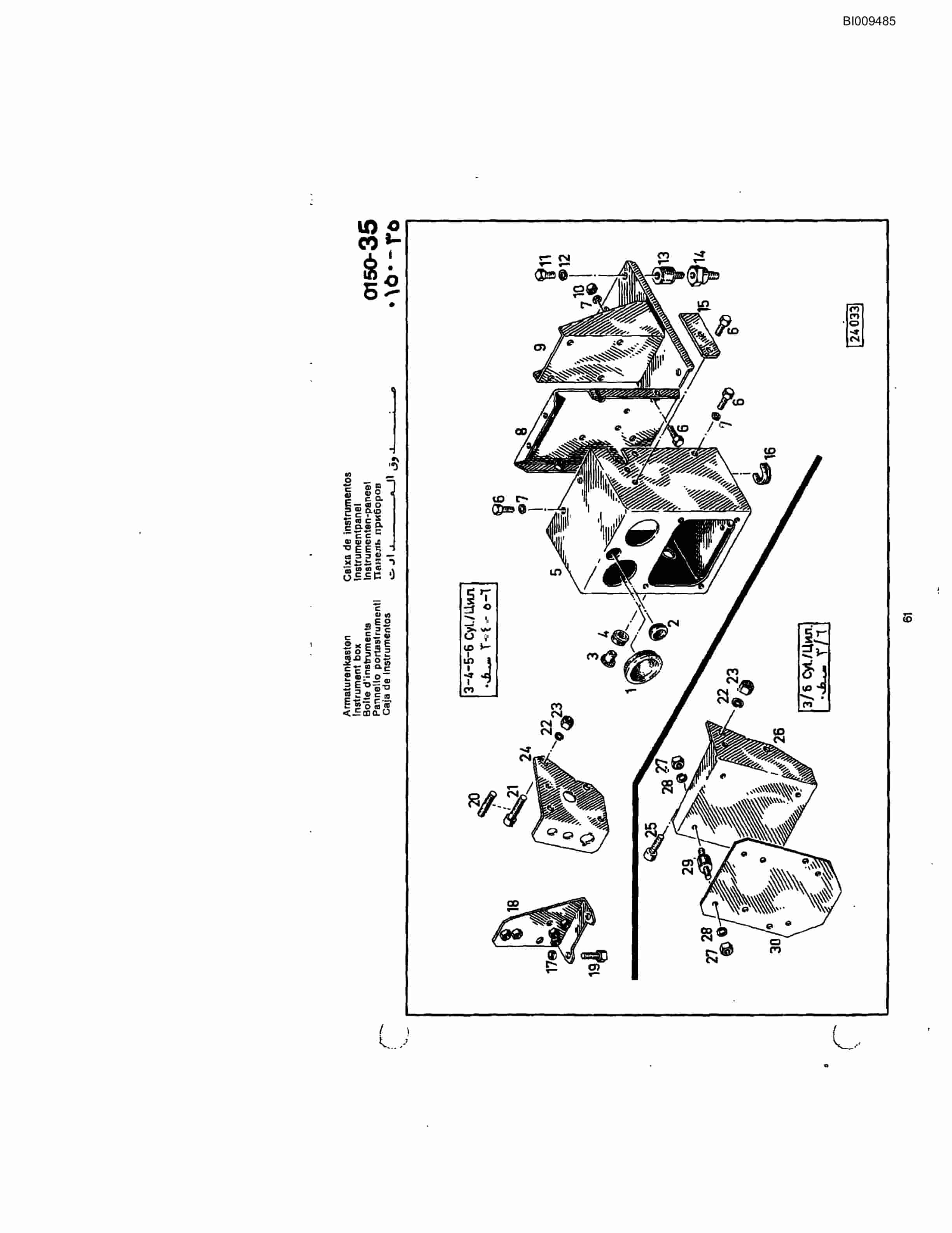 Bucyrus JB-868, JB-869 Parts Catalog BI009485-4