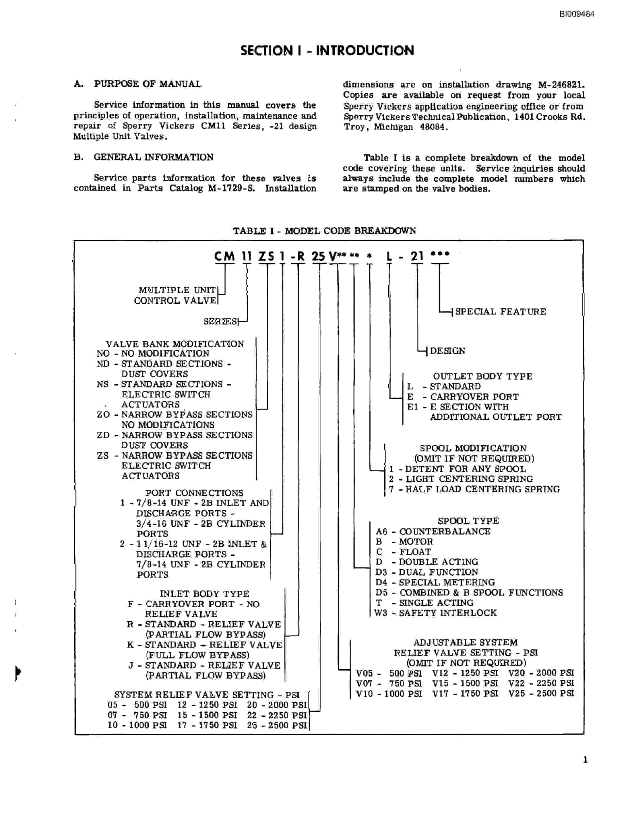 Bucyrus JB-870 Parts Catalog BI009484-5