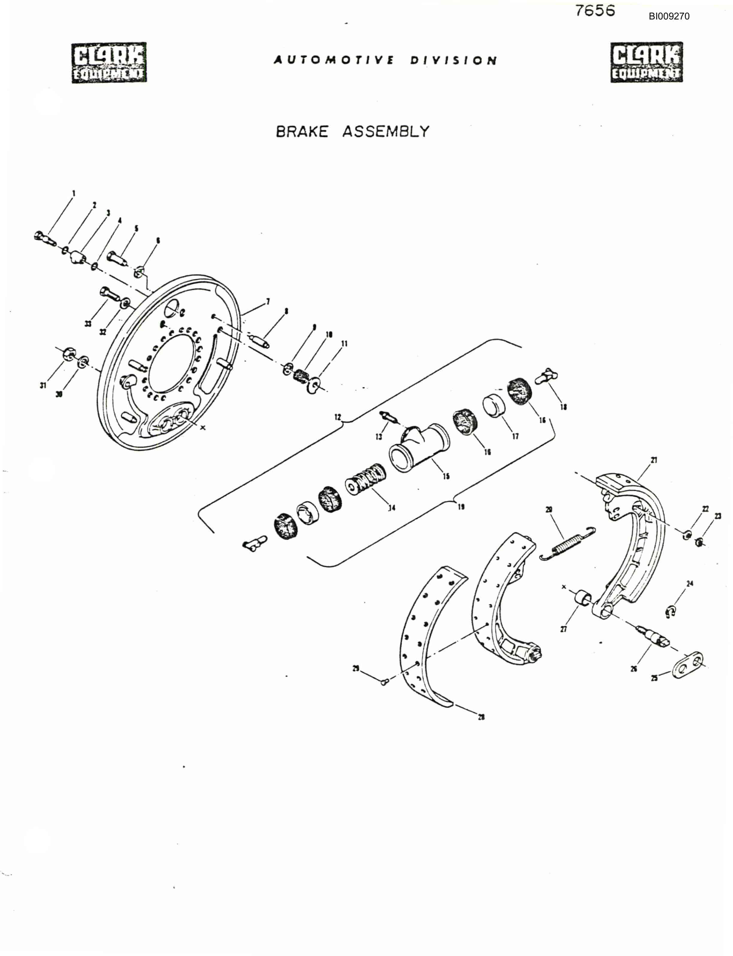 Bucyrus JB-871, JB-872 Parts Catalog BI009270-2