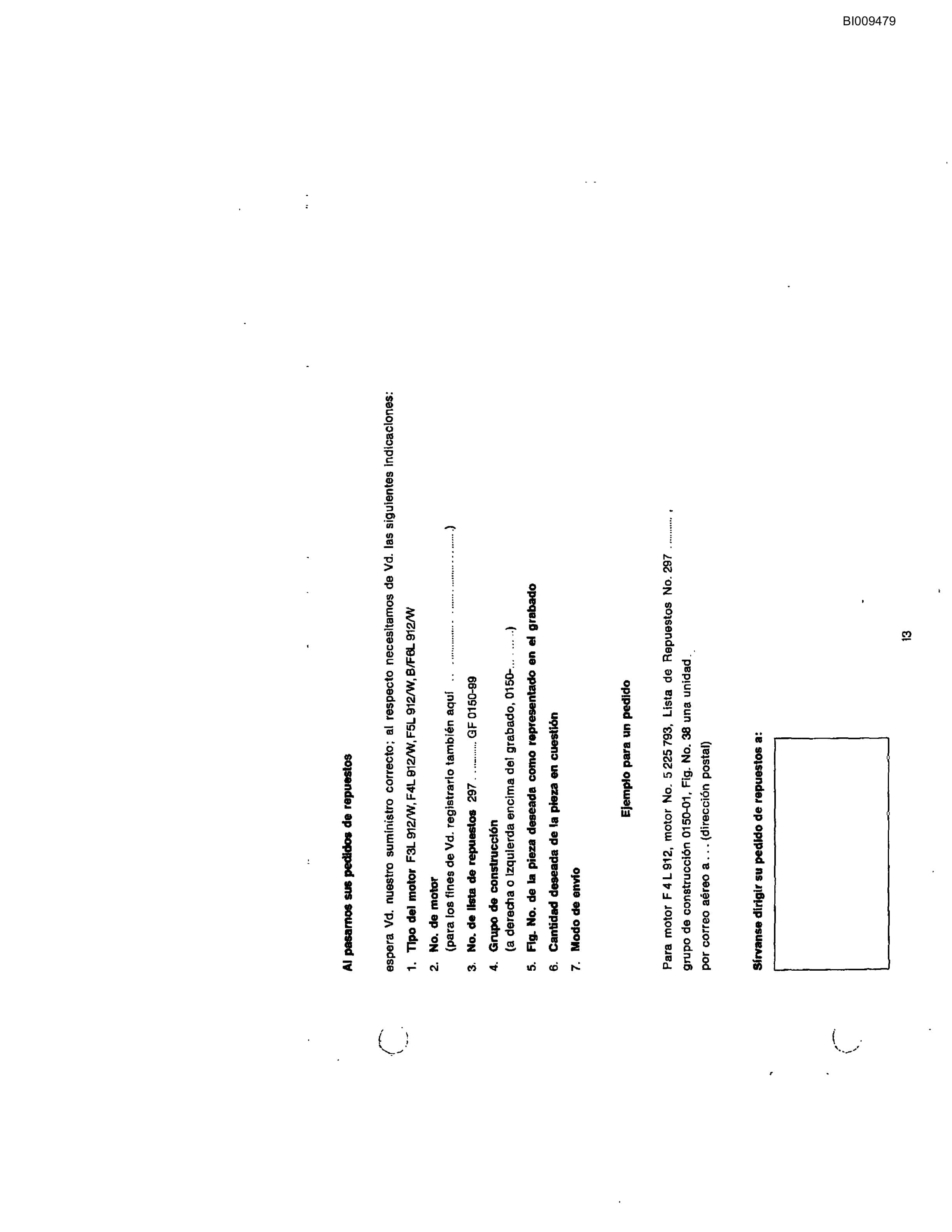 Bucyrus JB-886 Parts Catalog BI009479-2