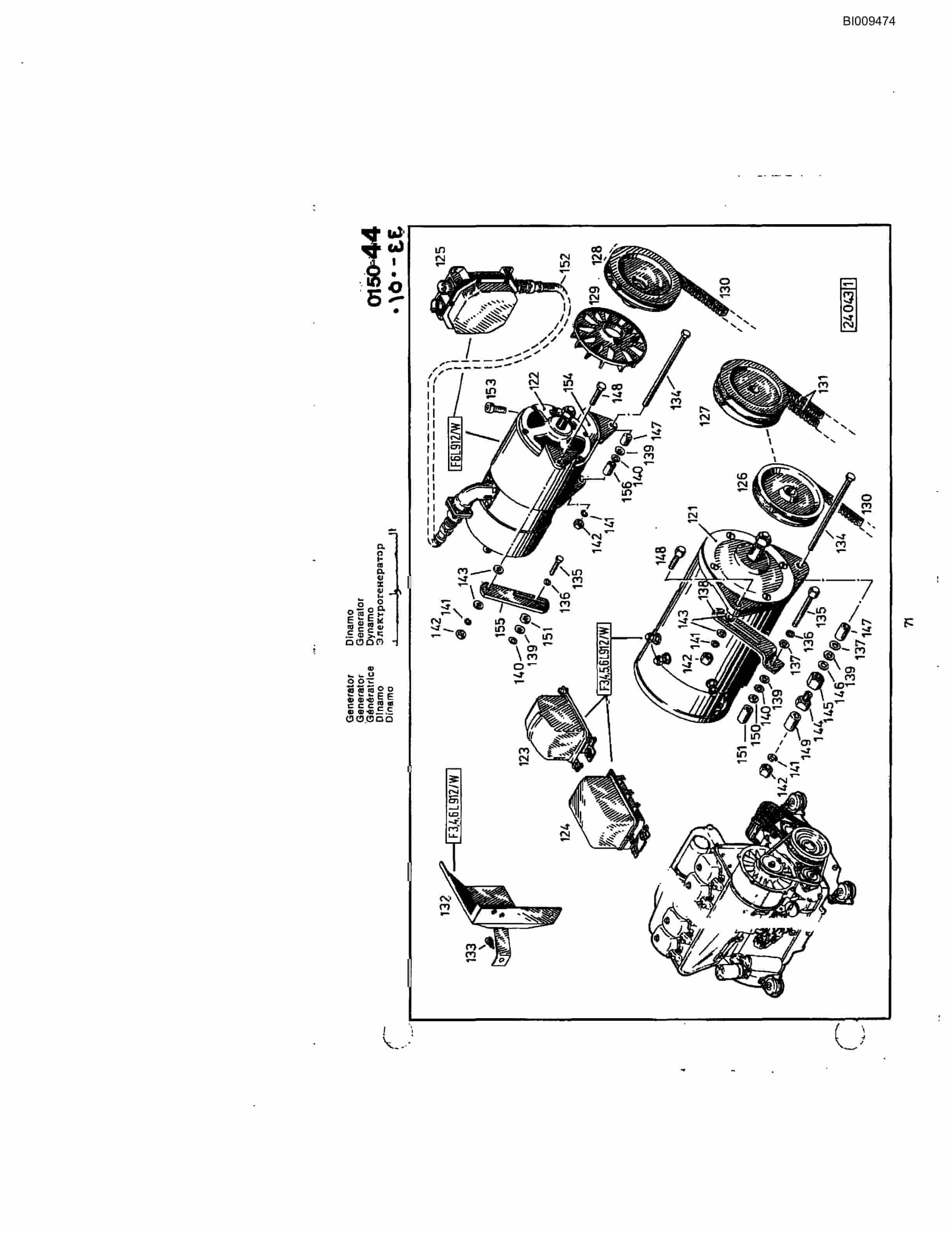 Bucyrus JB-888 Parts Catalog BI009474-4