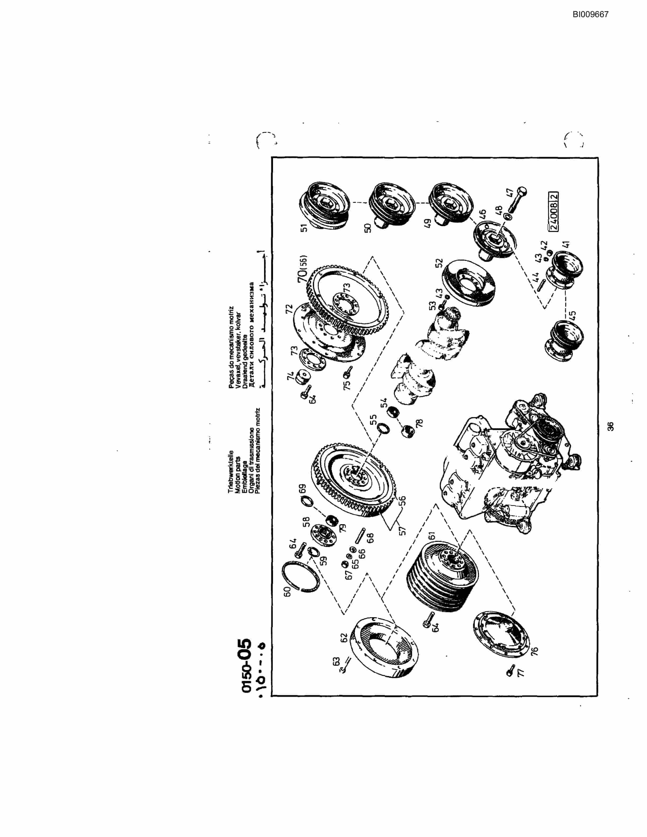 Bucyrus JB-890 Parts Catalog BI009667-3
