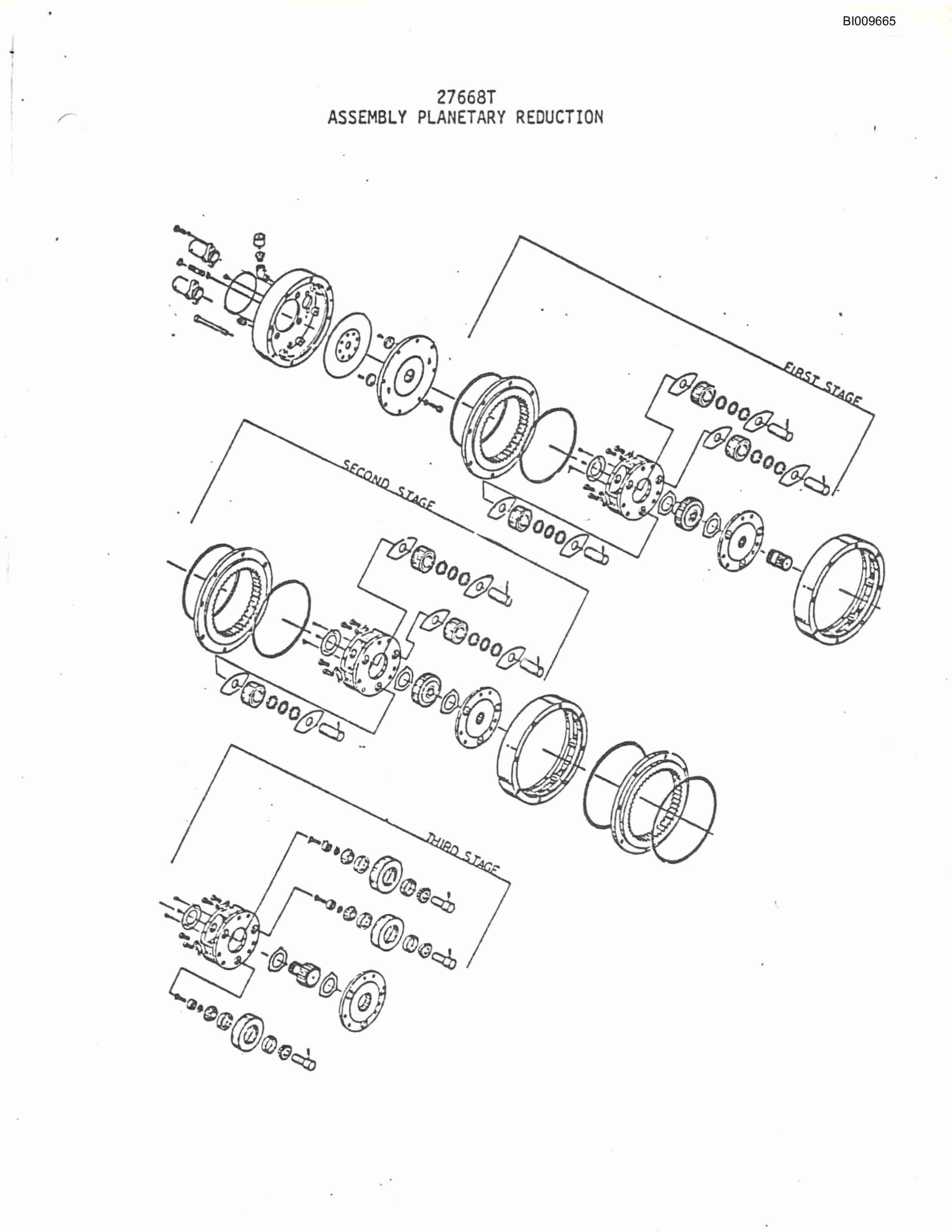 Bucyrus JB-893 Parts Catalog BI009665-4