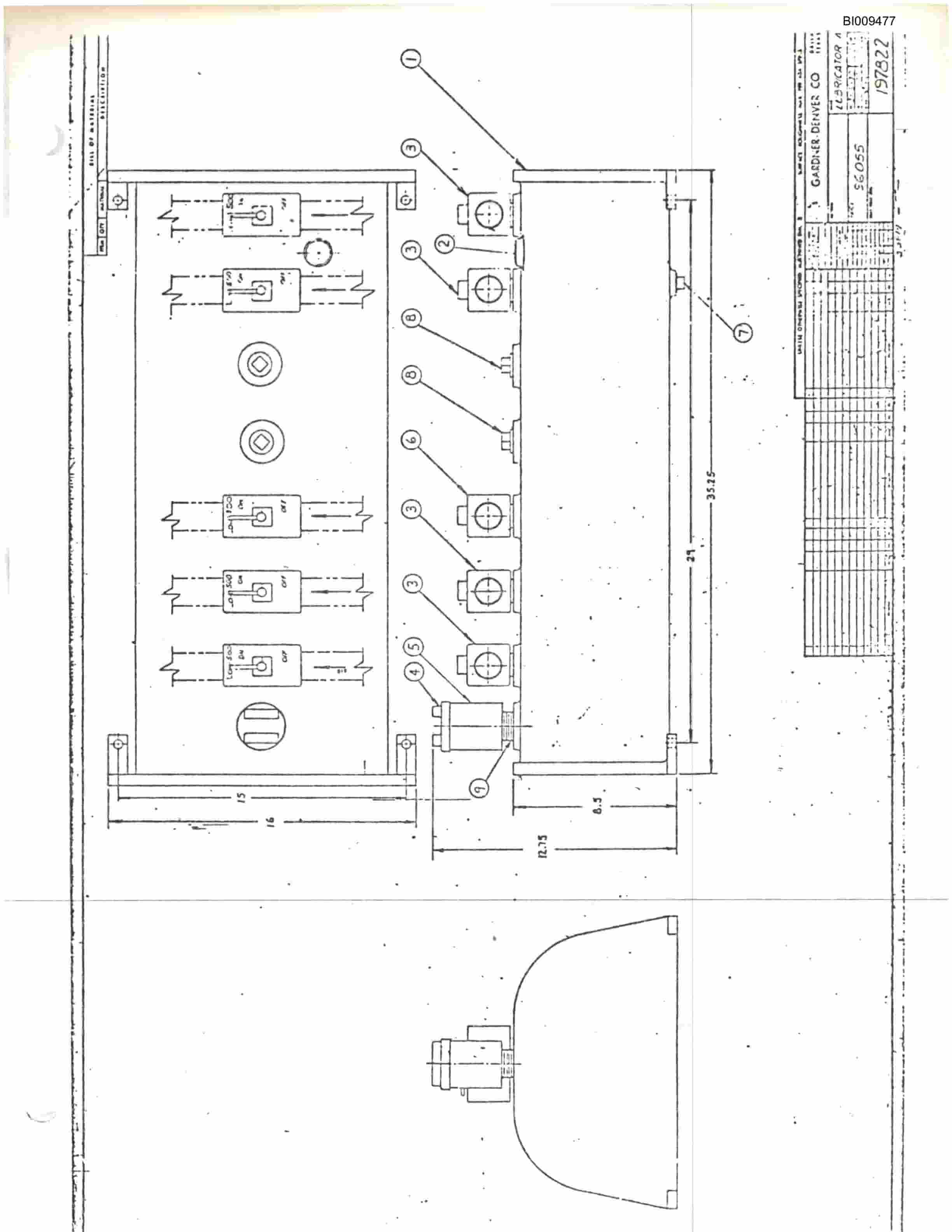Bucyrus JB-895 Parts Catalog BI009477-2