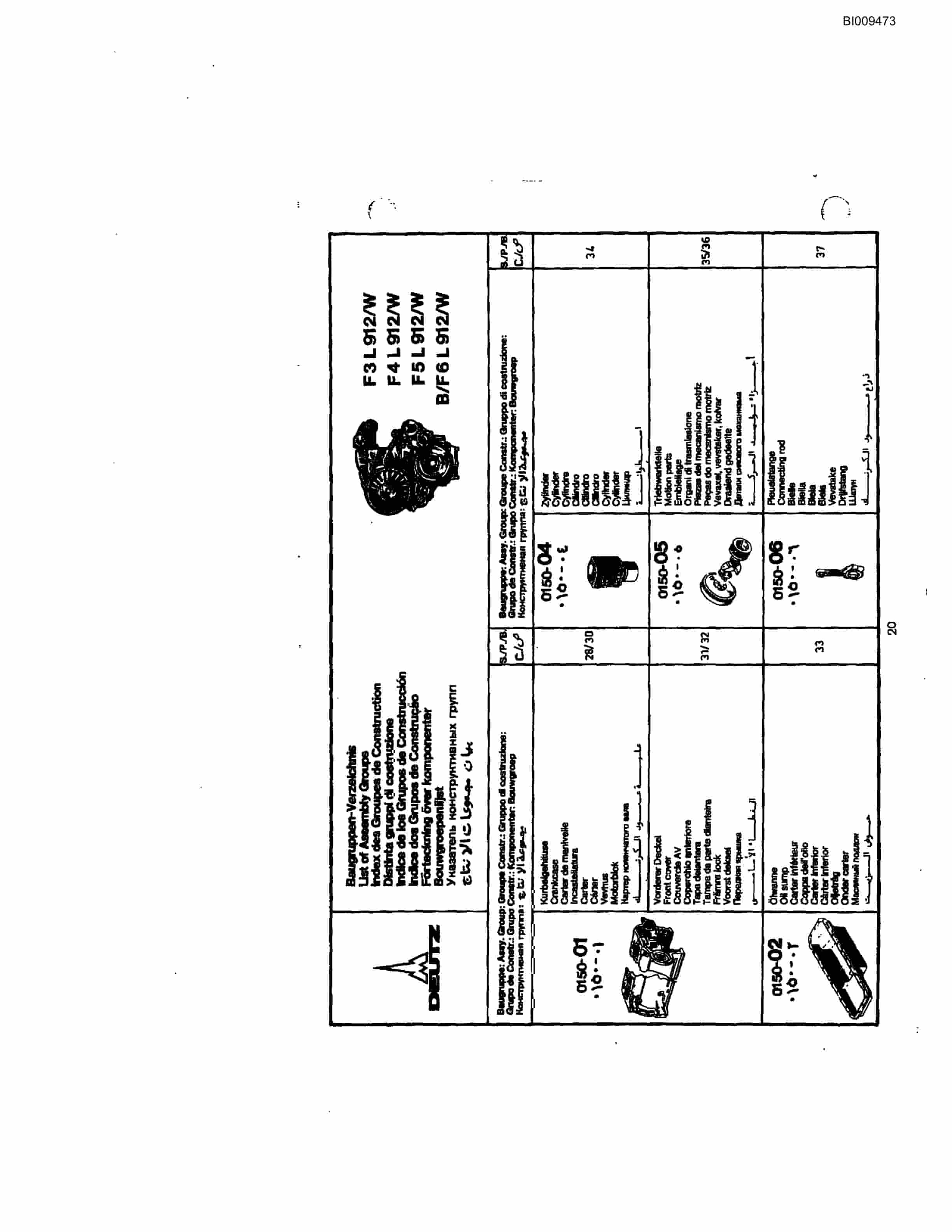 Bucyrus JB-897 Parts Catalog BI009473-5