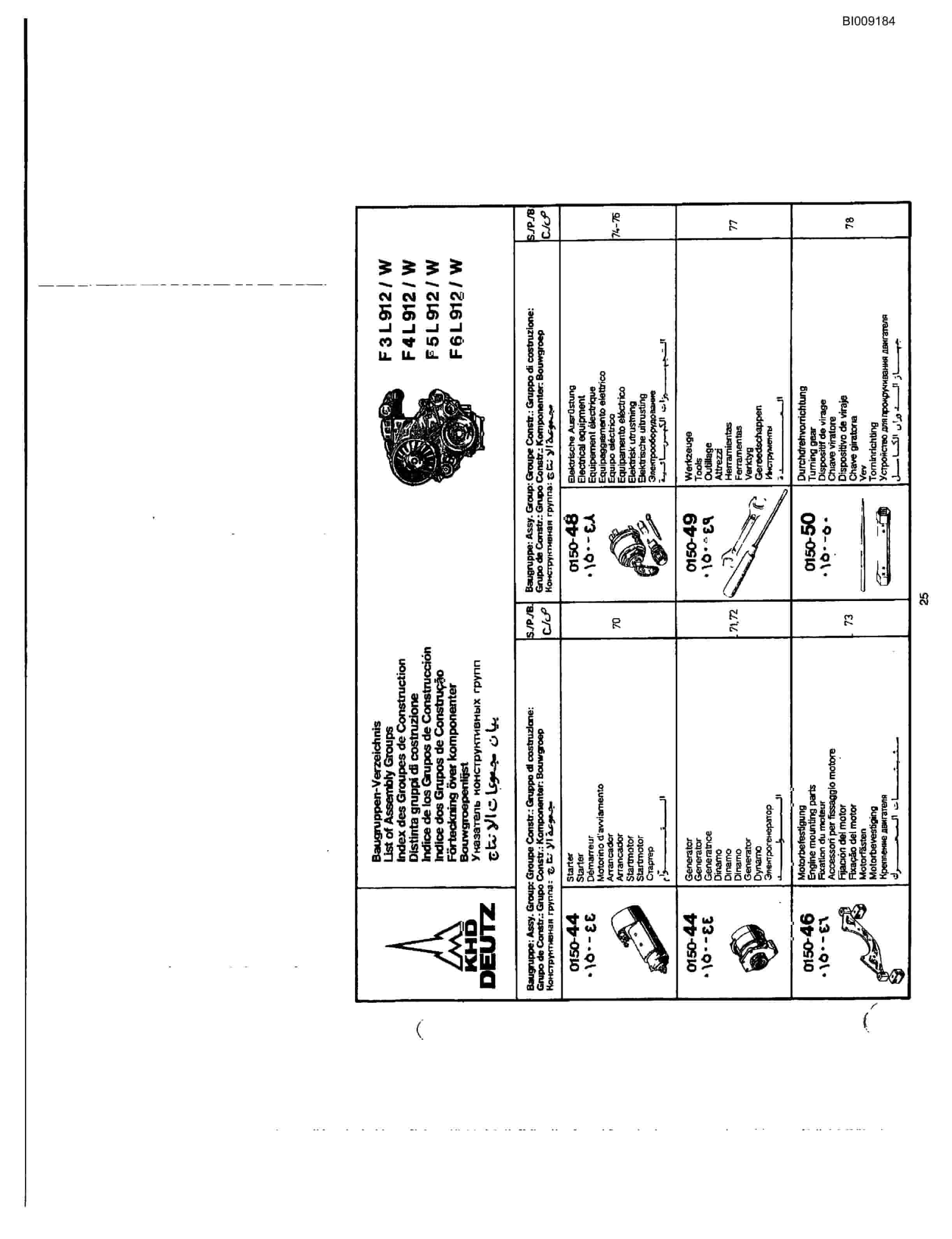 Bucyrus JB-902 Parts Catalog BI009184-2