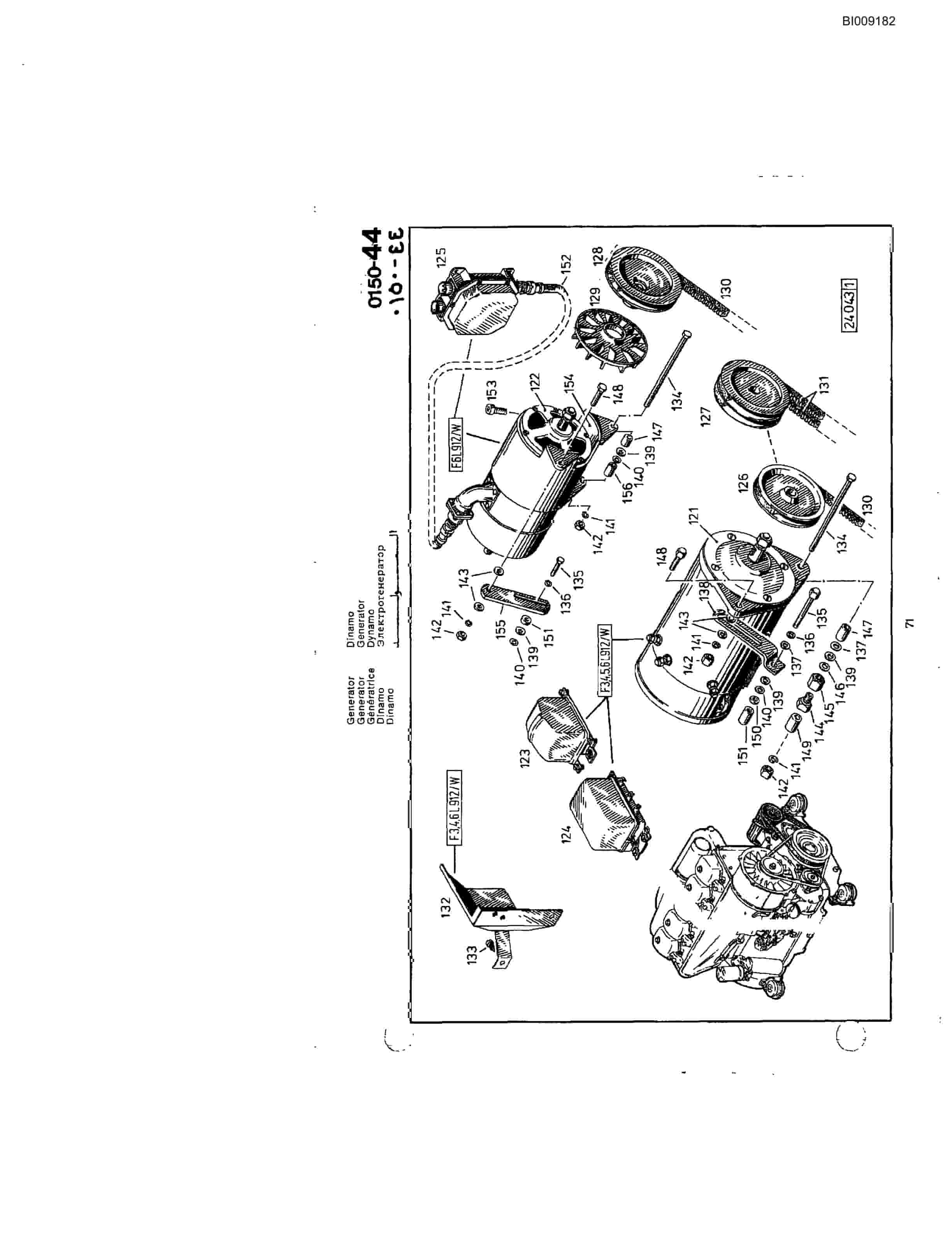 Bucyrus JB-905 Parts Catalog BI009182-2