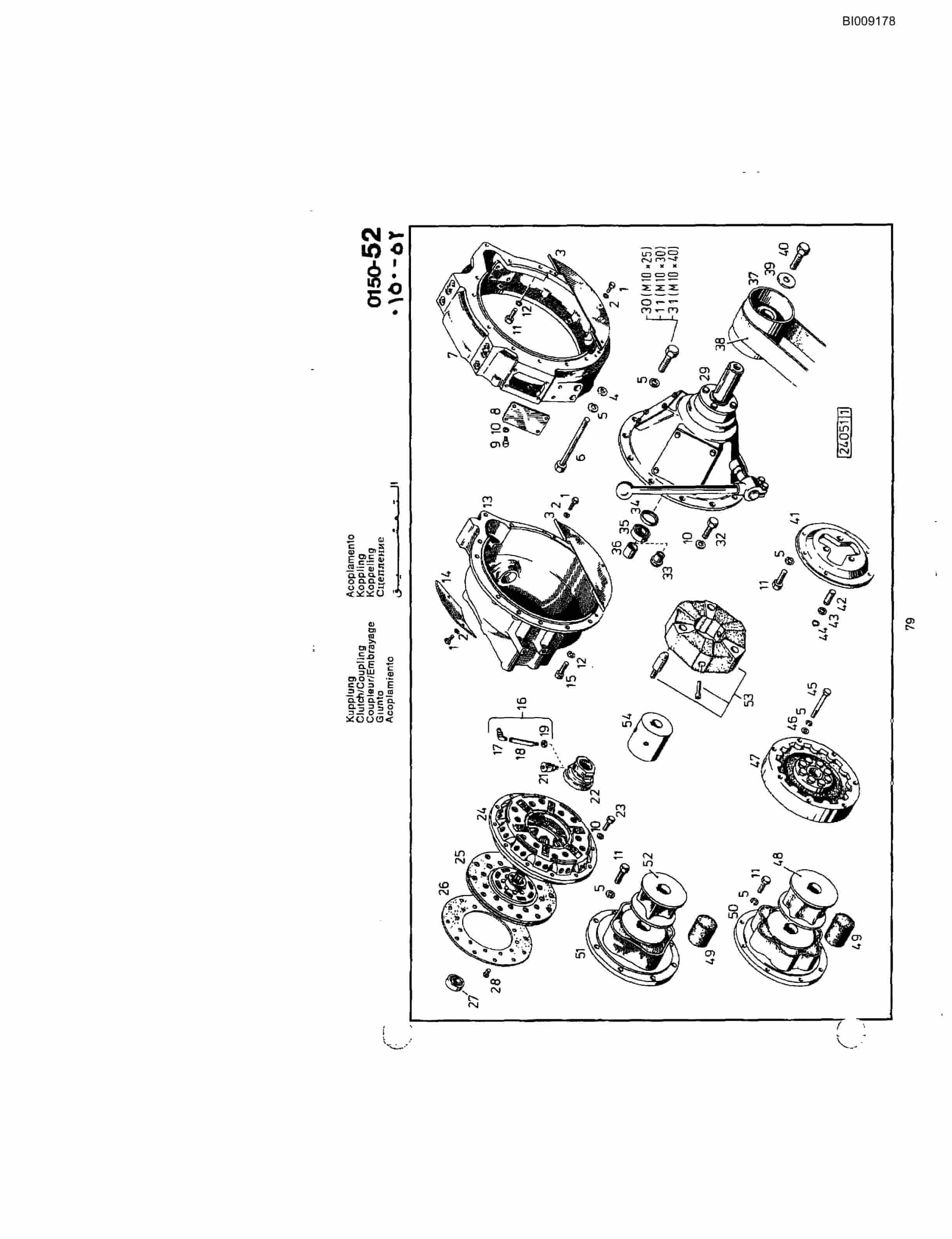 Bucyrus JB-910 Parts Catalog BI009178-4