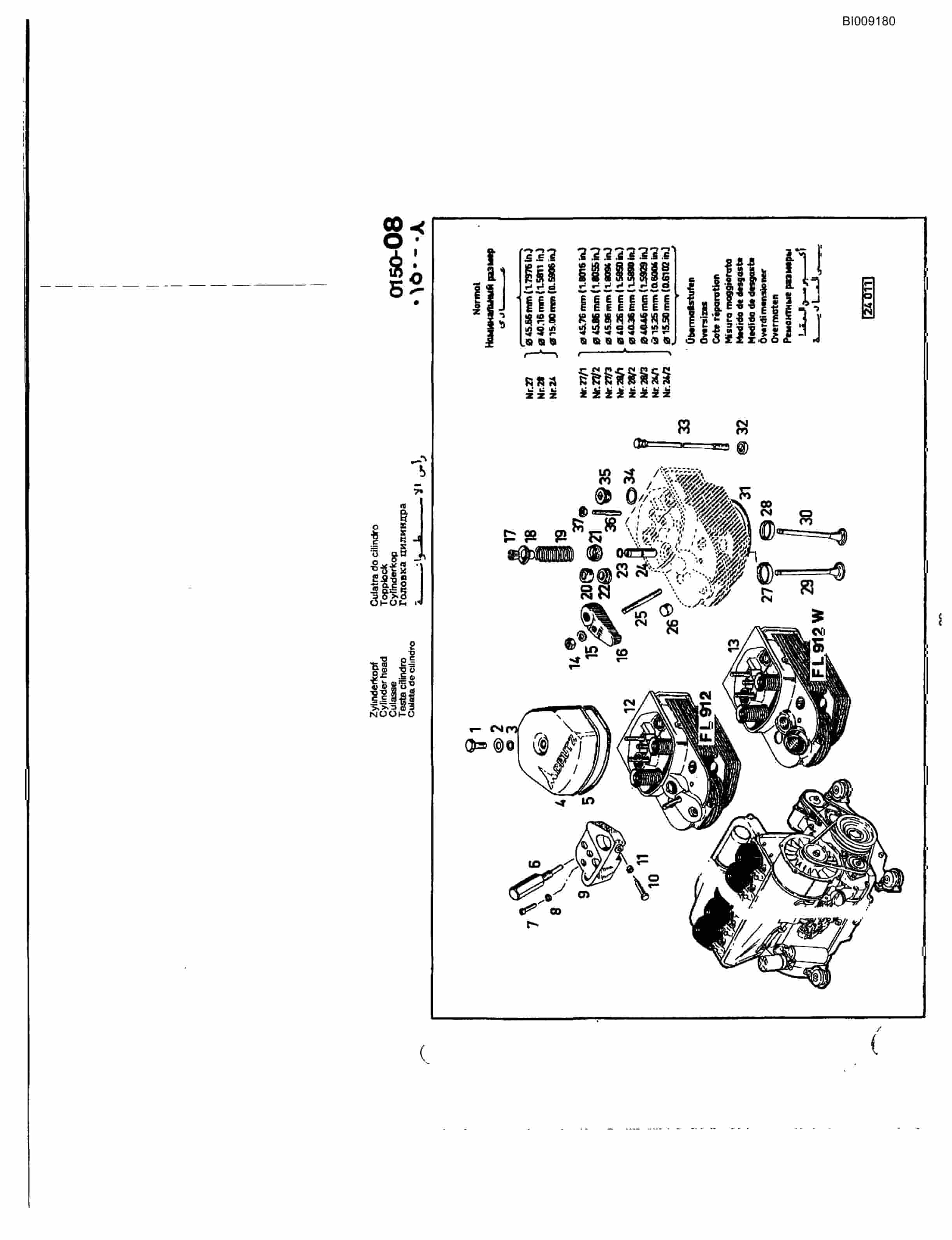 Bucyrus JB-913 Parts Catalog BI009180-3