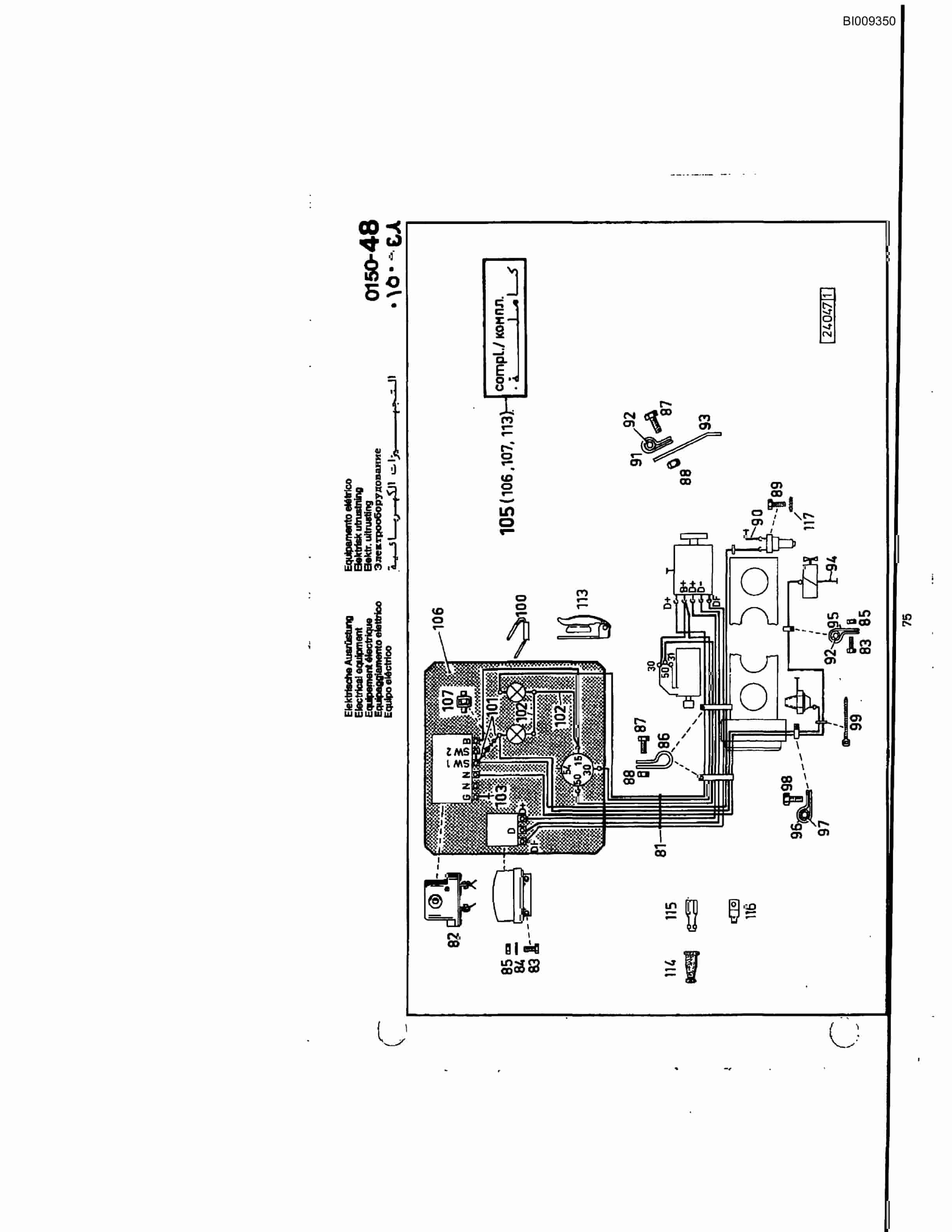 Bucyrus JB-918 Parts Catalog BI009350-4