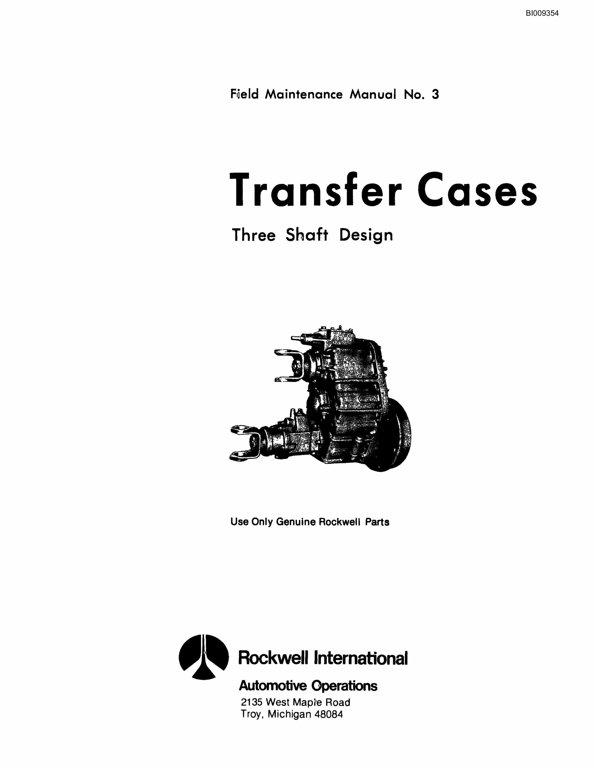 Bucyrus JB-921 Parts Catalog BI009354-4