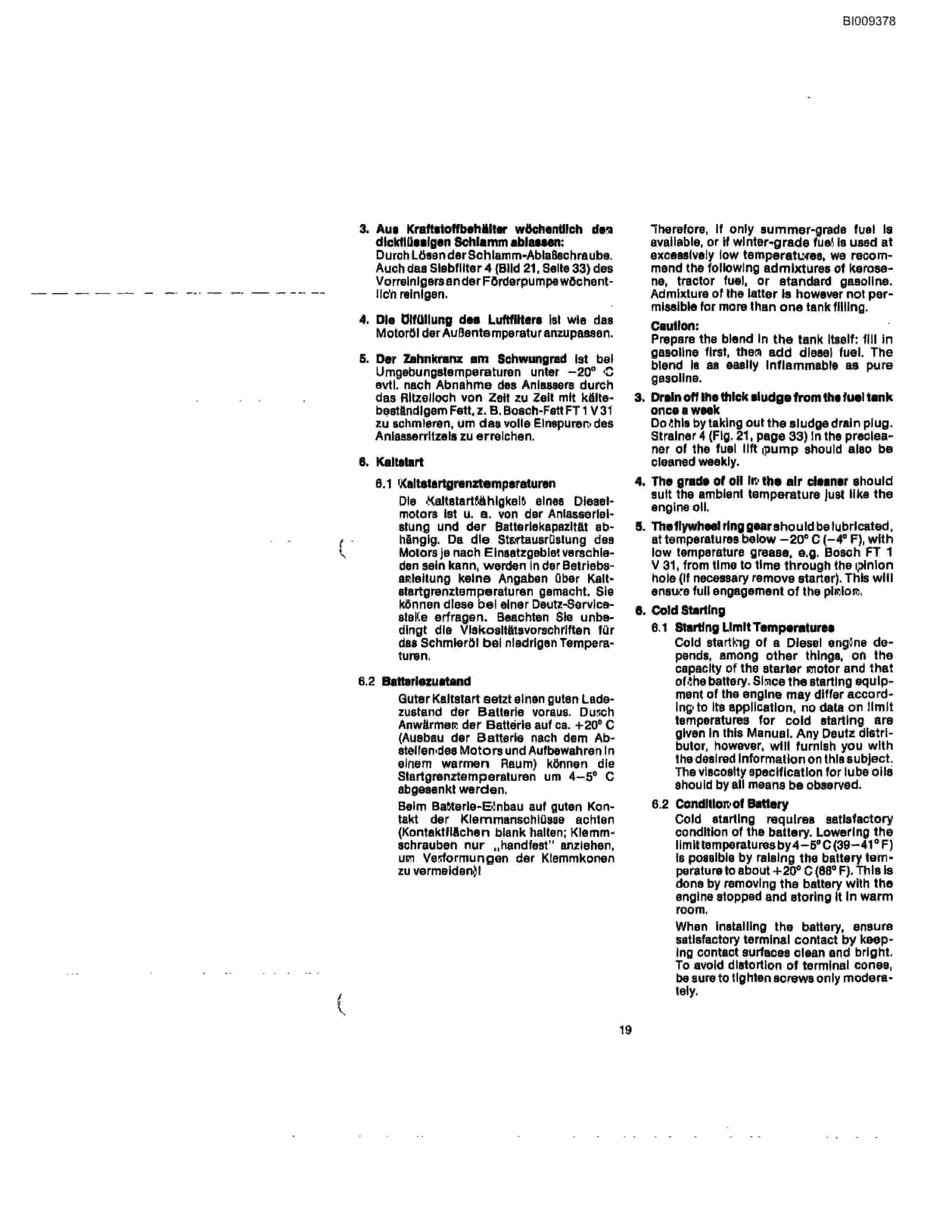 Bucyrus JB-927 Parts Catalog BI009378-2