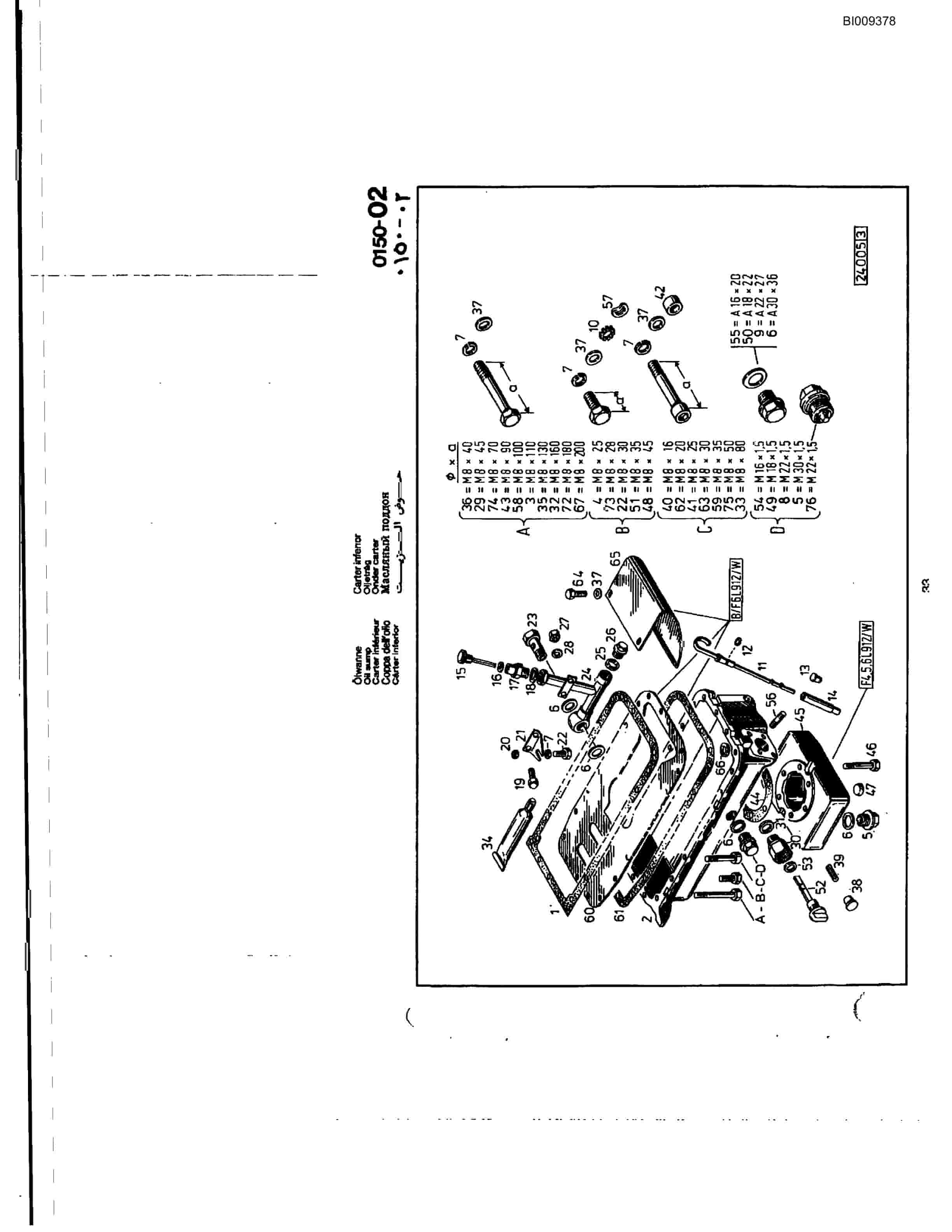 Bucyrus JB-927 Parts Catalog BI009378-3