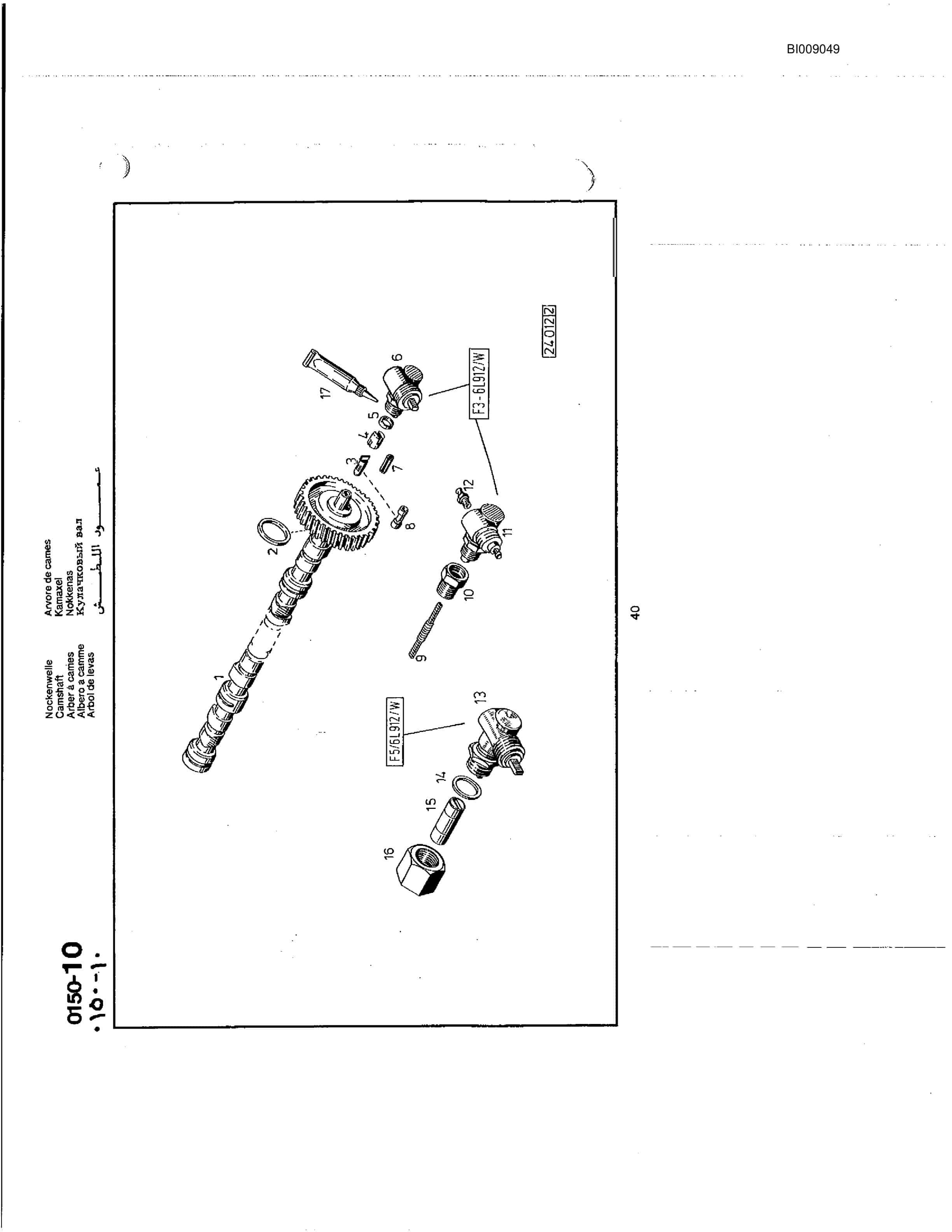Bucyrus JB-934 Parts Catalog BI009049-3