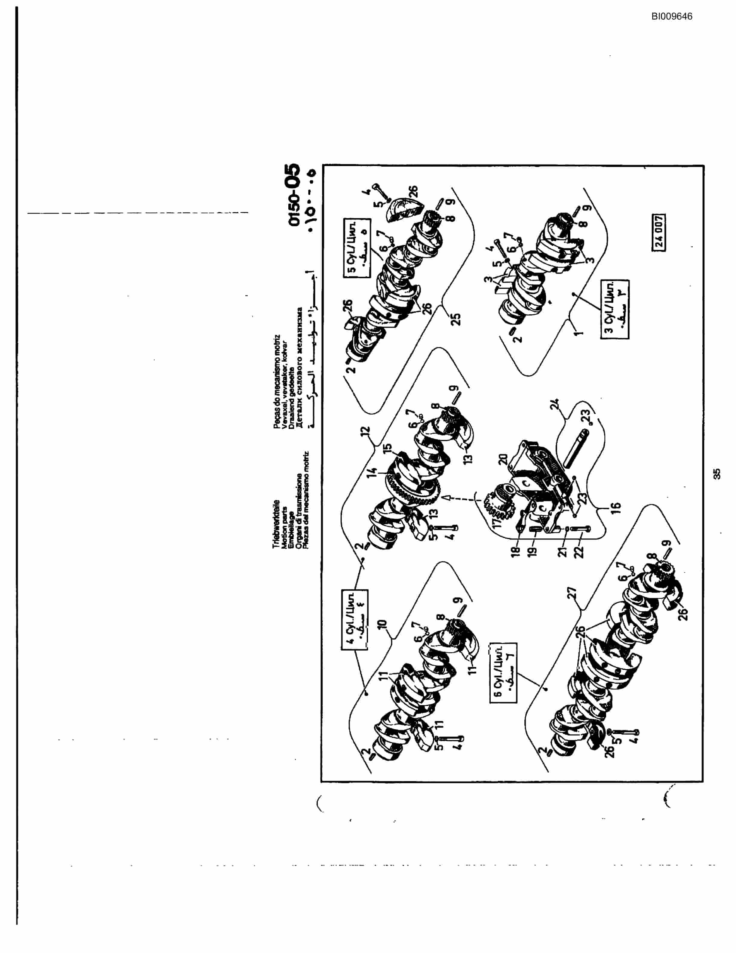 Bucyrus JB-935 Parts Catalog BI009646-3