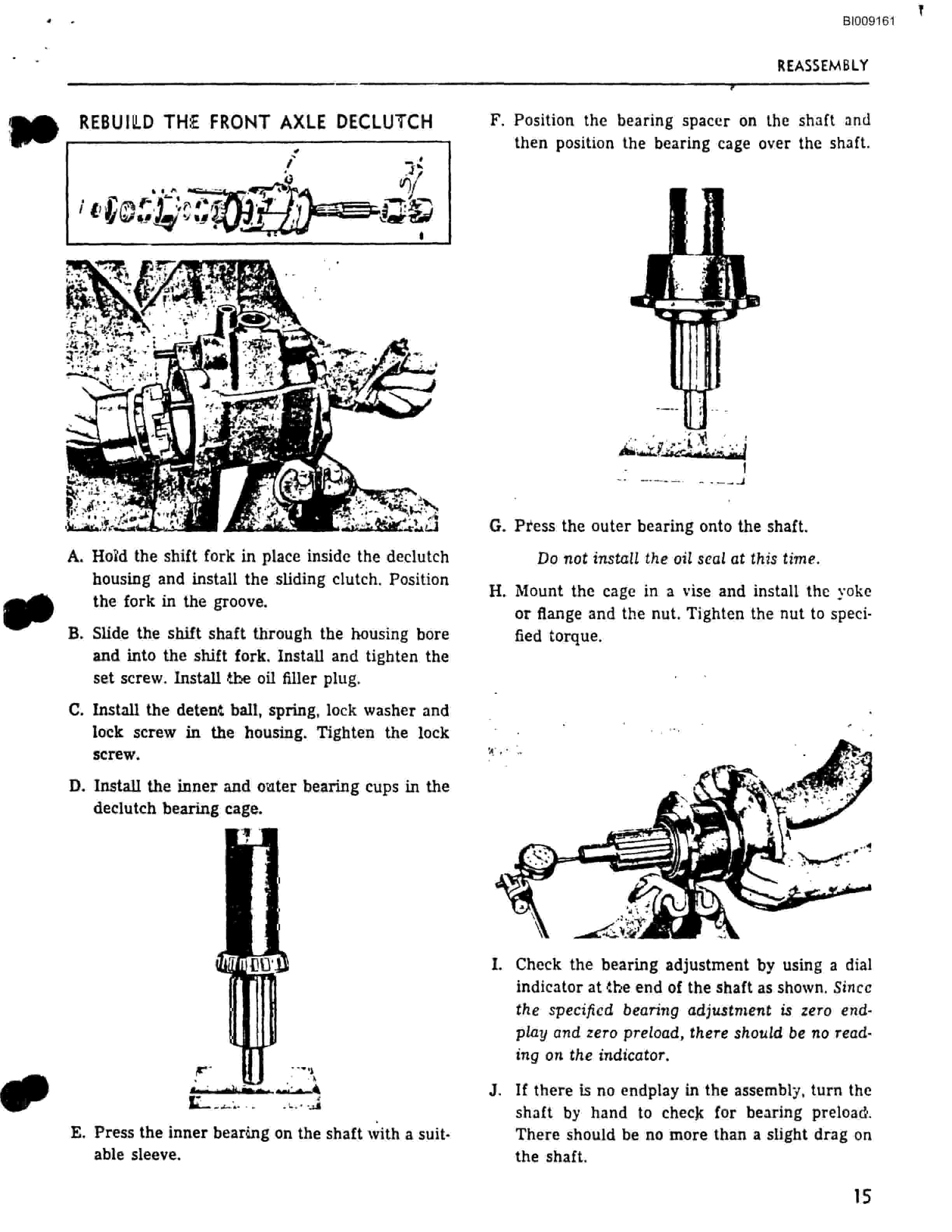 Bucyrus JB-942 Parts Catalog BI009161-5