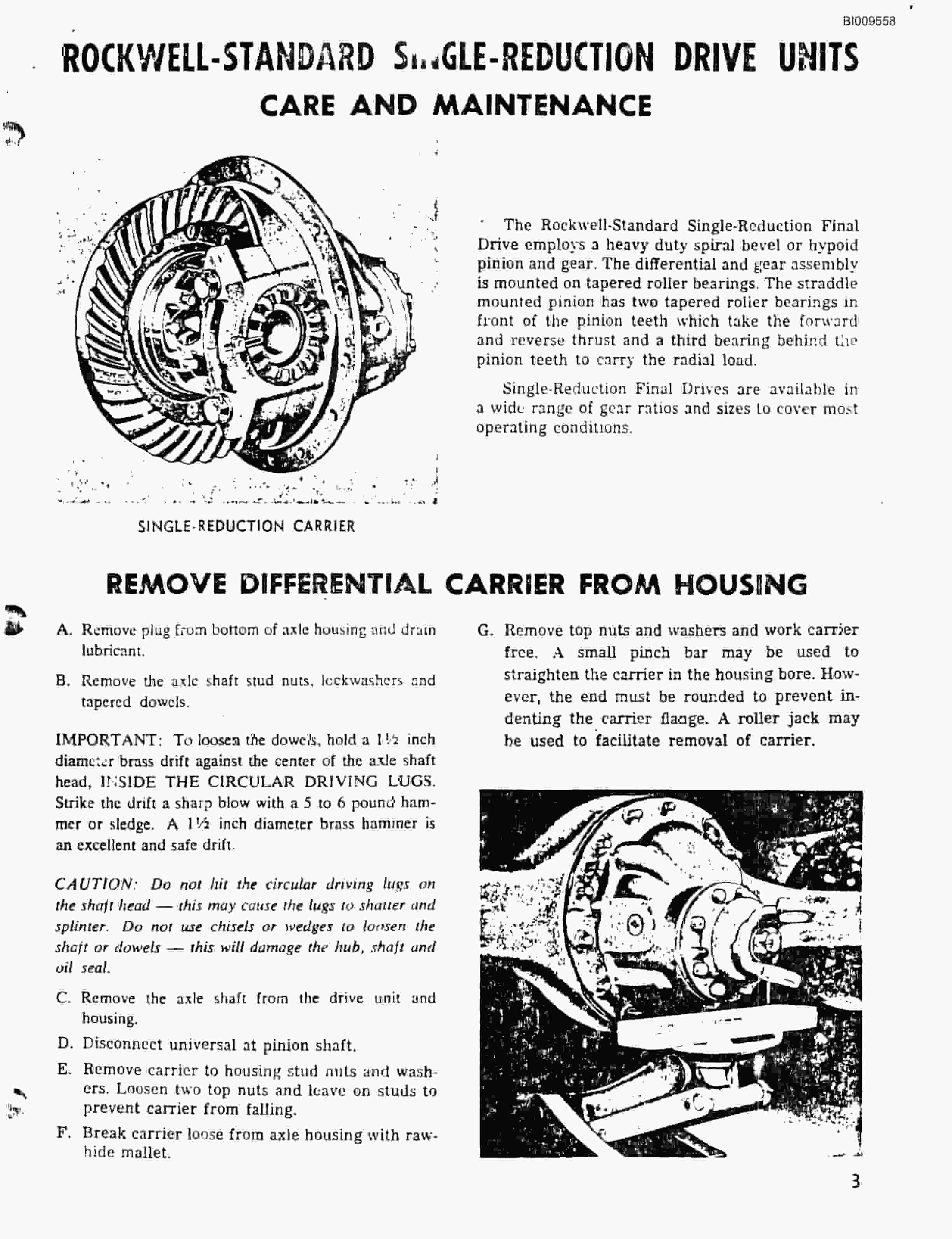 Bucyrus JB-942 Parts Catalog BI009558-5