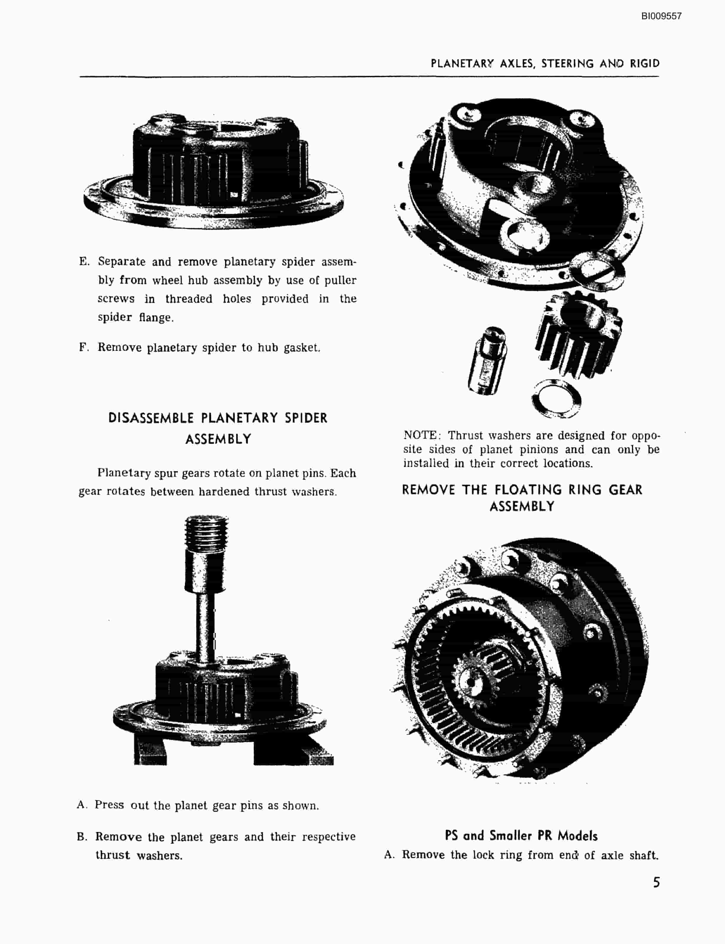 Bucyrus JB-948 Universal III Jumbo Parts Catalog BI009557-3