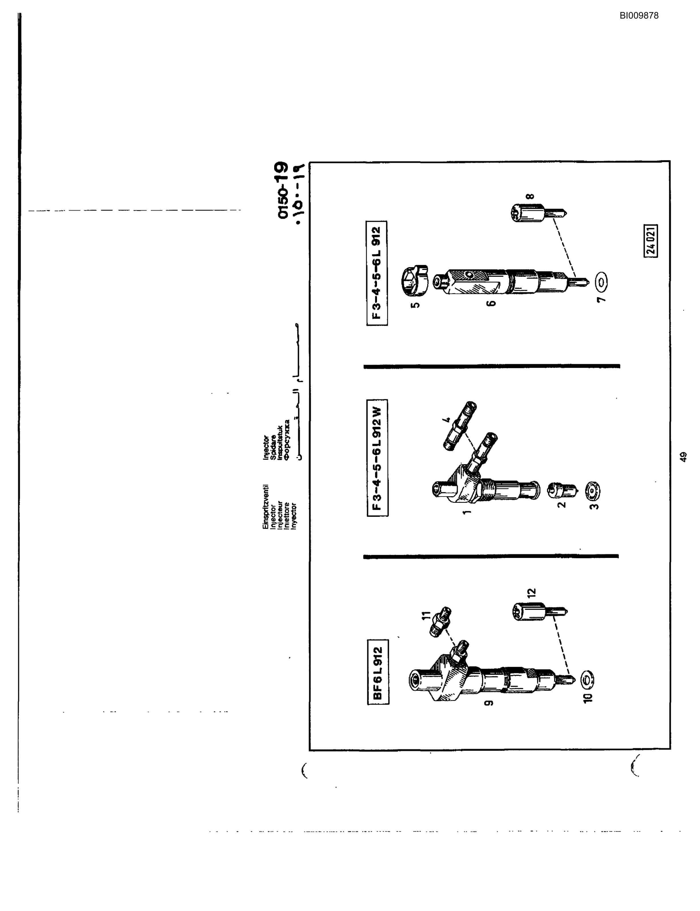 Bucyrus JB-952 Parts Catalog BI009878-4