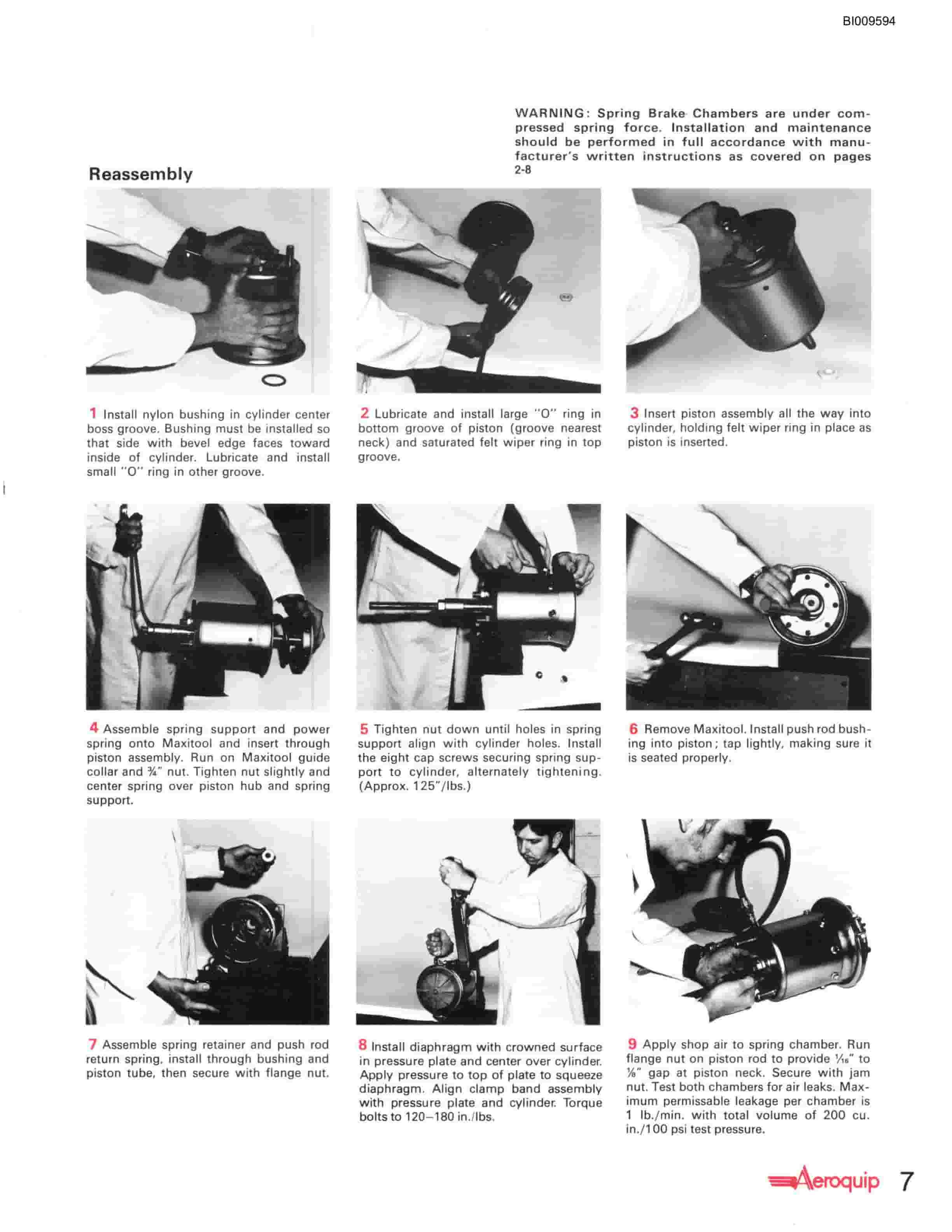 Bucyrus JB-968 Parts Catalog BI009594-2
