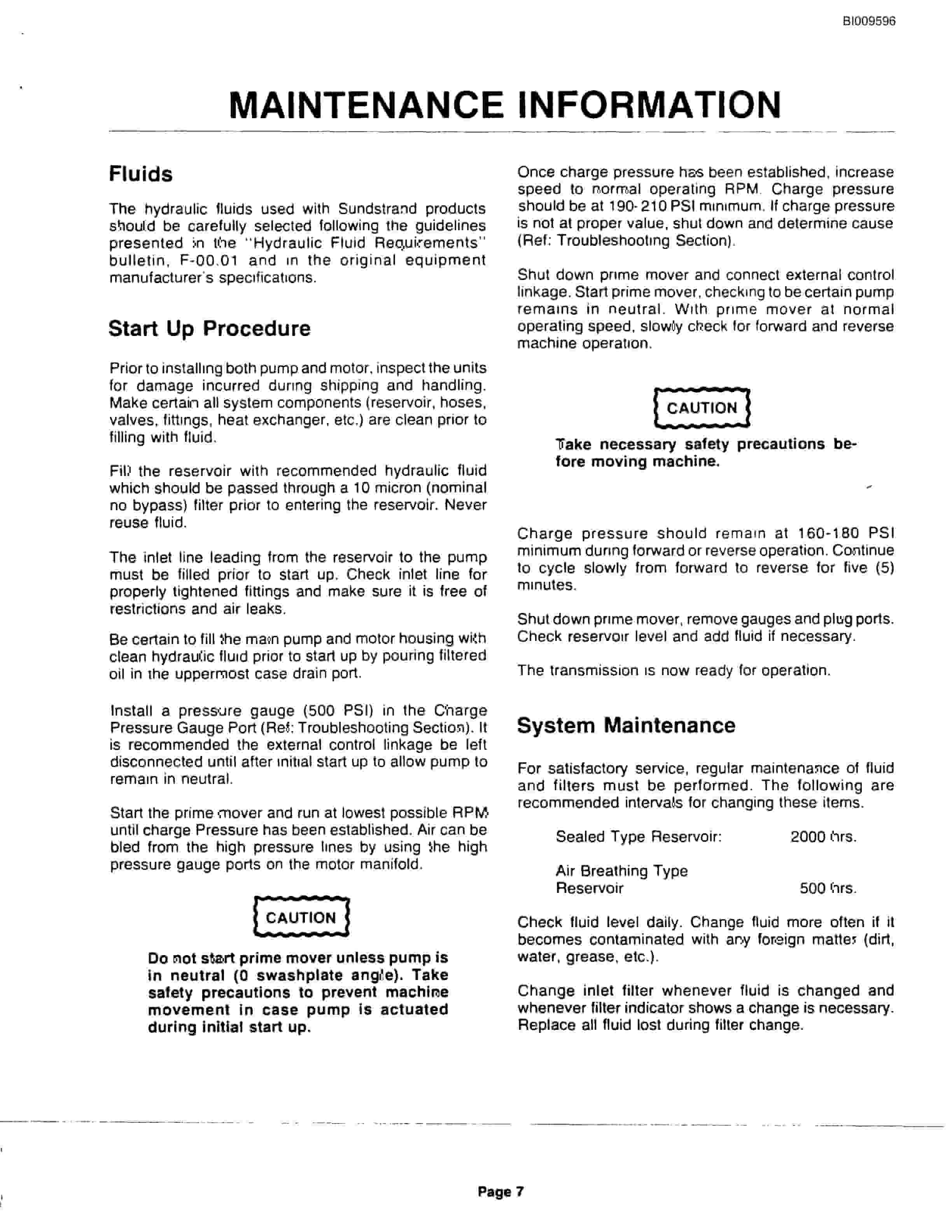 Bucyrus JB-972 Parts Catalog BI009596-4