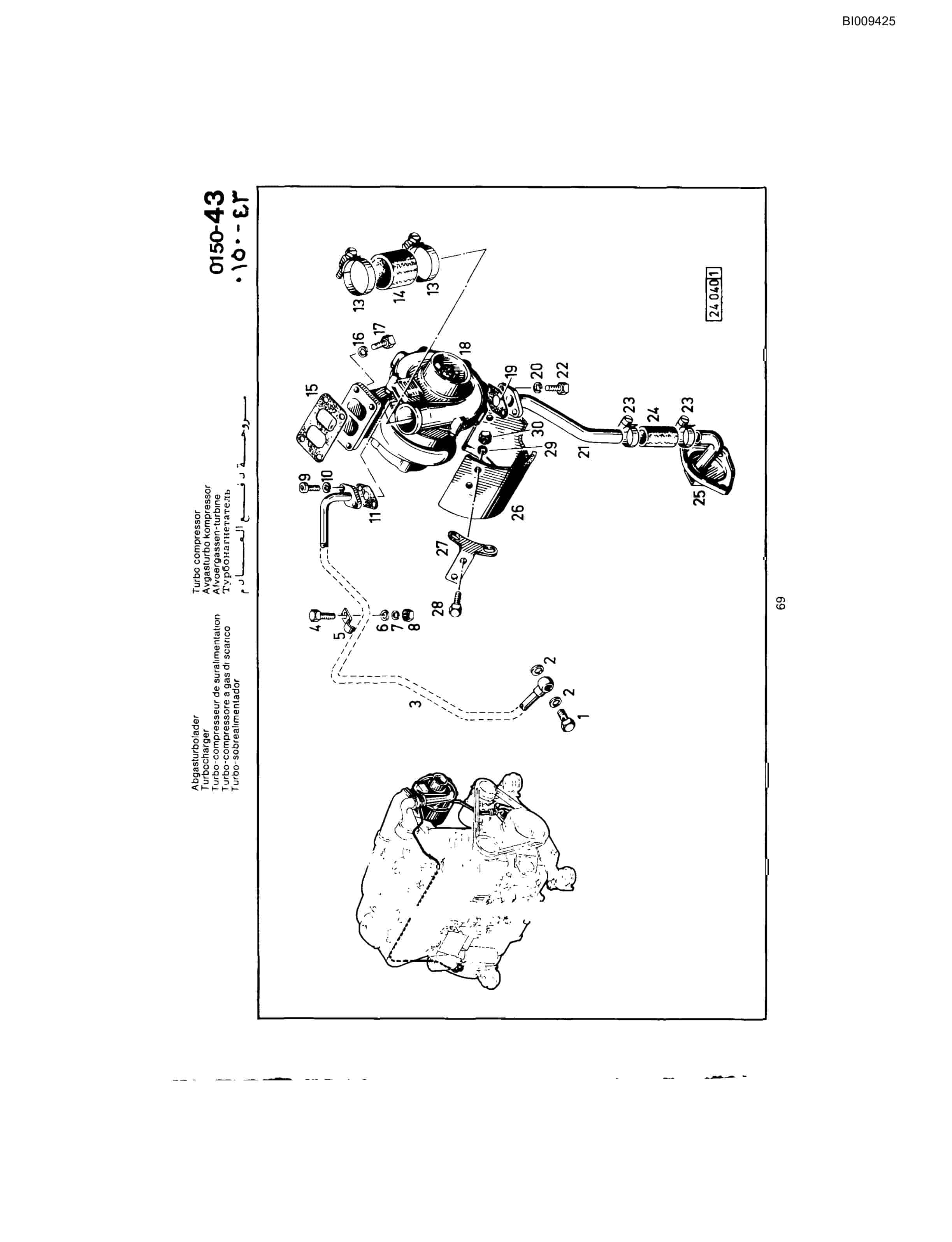 Bucyrus JB-973-986 Parts Catalog BI009425-3