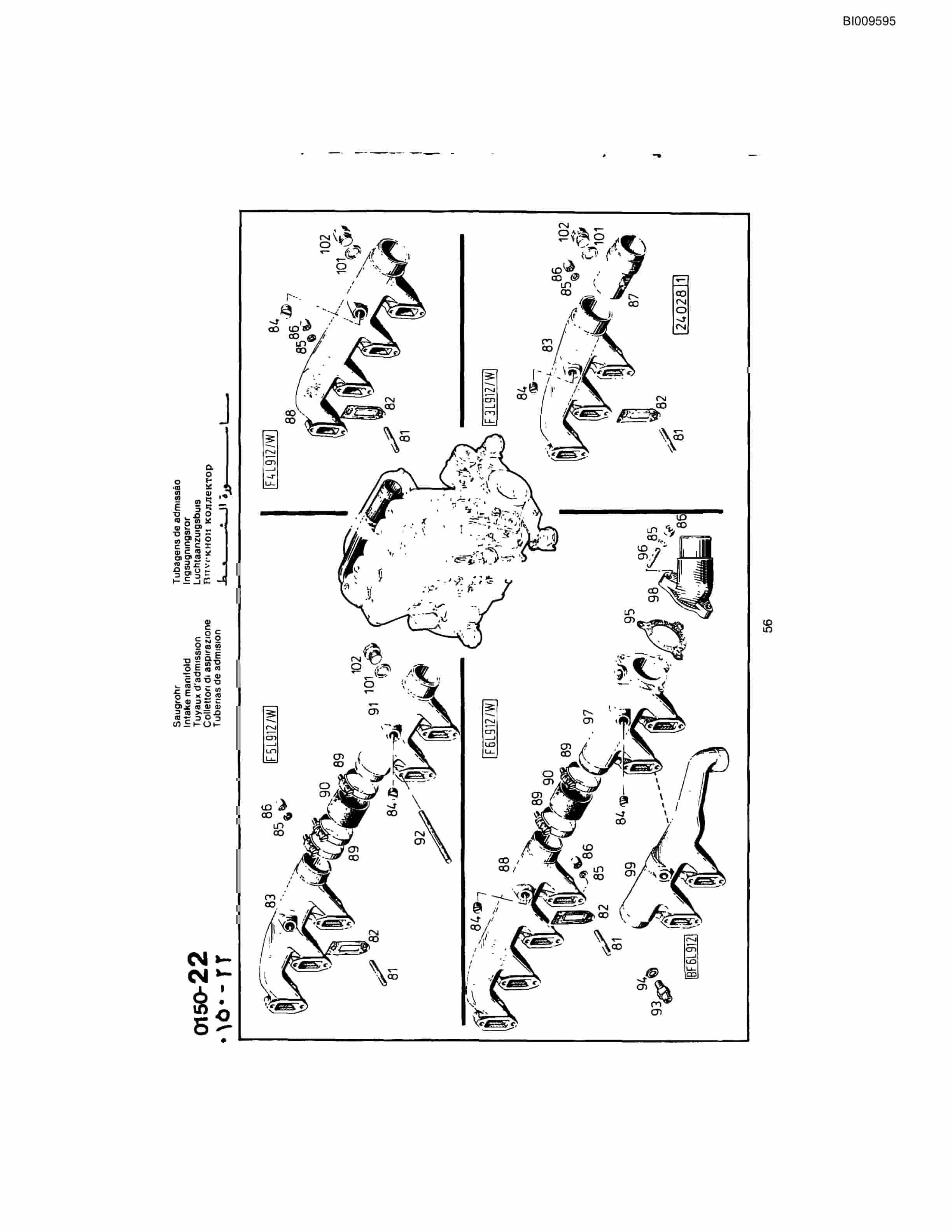 Bucyrus JB-973, JB-986 Parts Catalog BI009595-5
