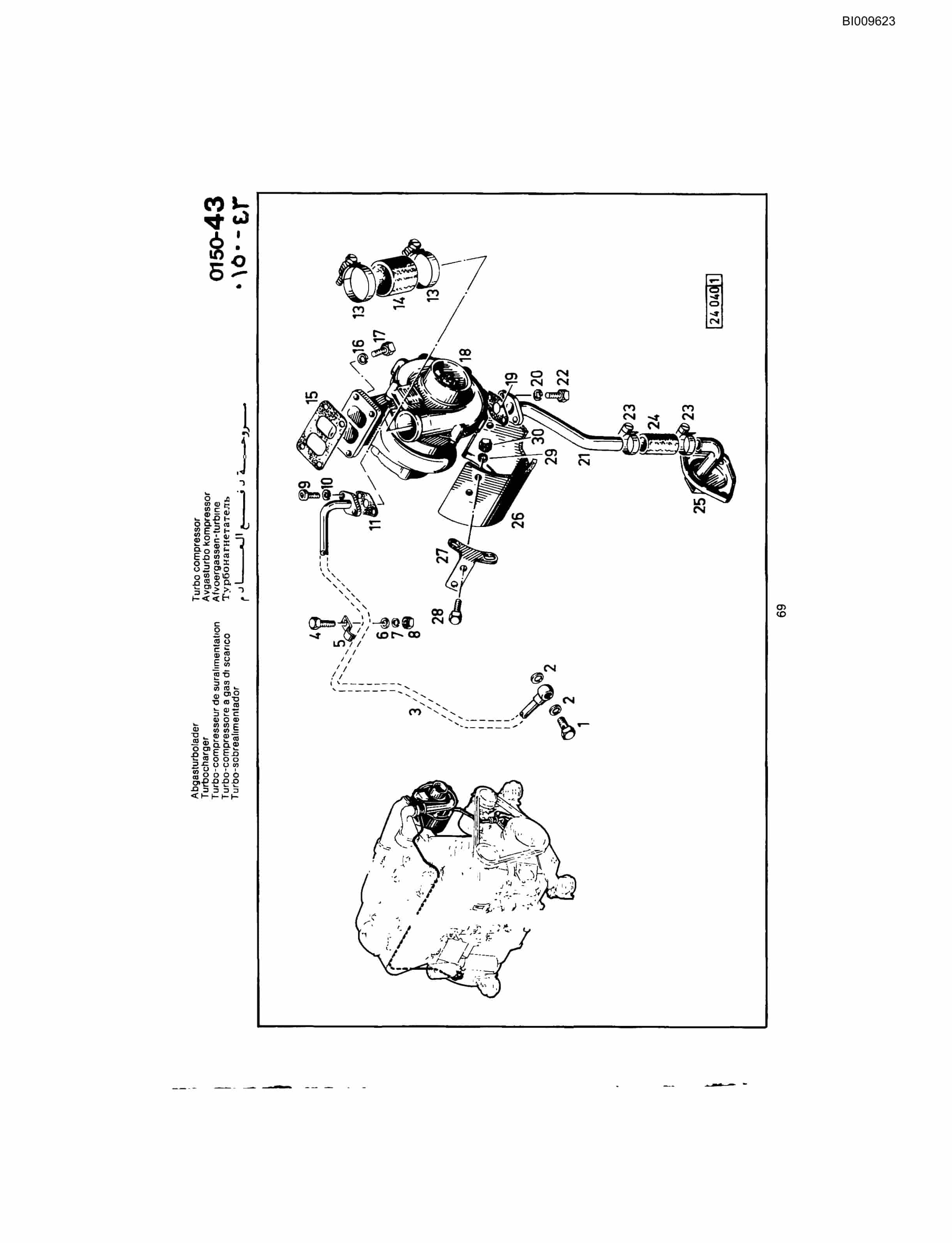Bucyrus JB-973, JB-986 Parts Catalog BI009623-3