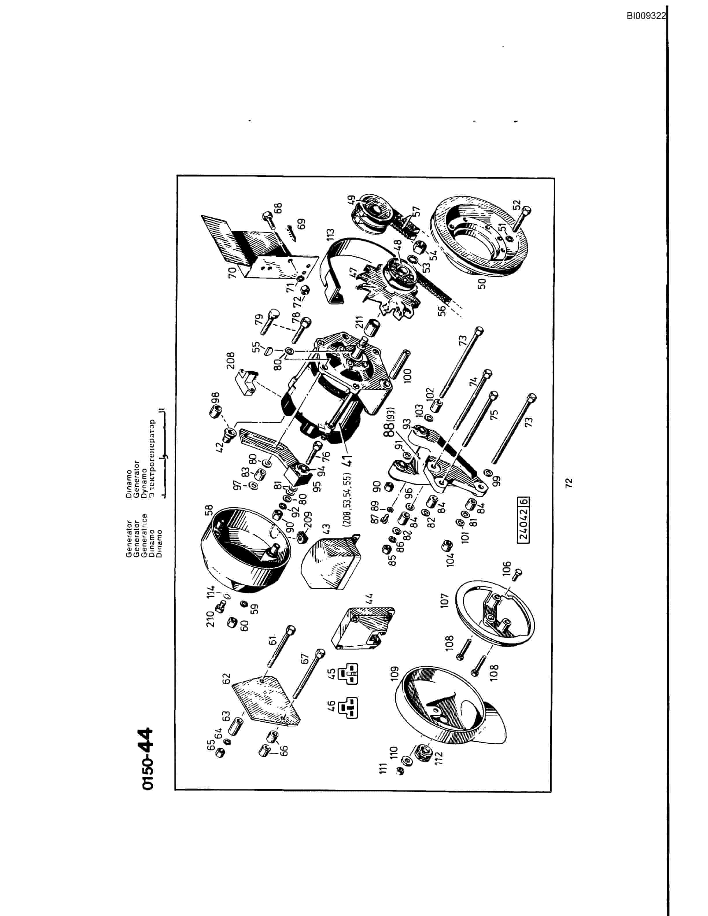Bucyrus JB1035RW MK35 Articulated Jumbo Parts Catalog BI009322-2