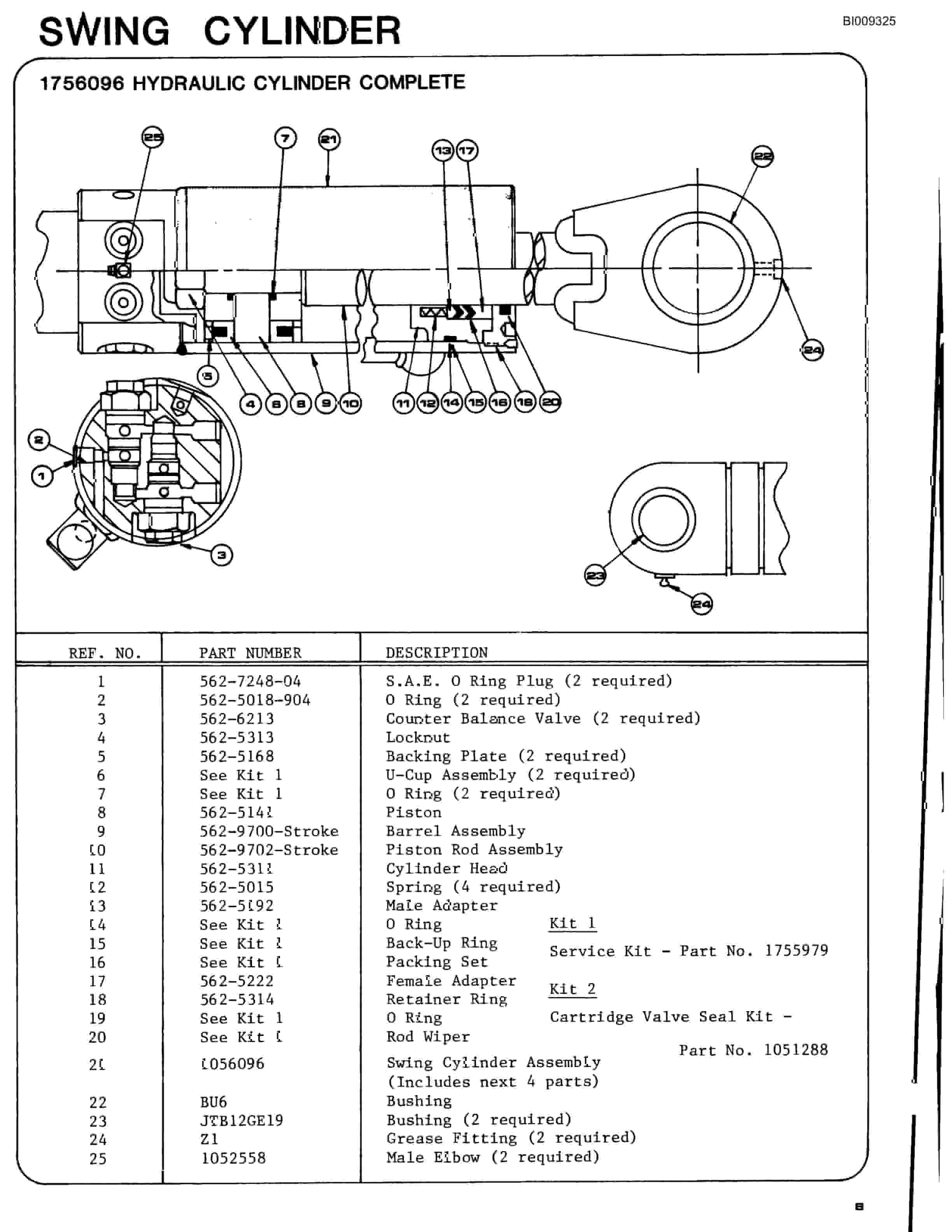 Bucyrus JB1039 Jumbo Roof Bolter Parts Catalog BI009325 Vol 1-4