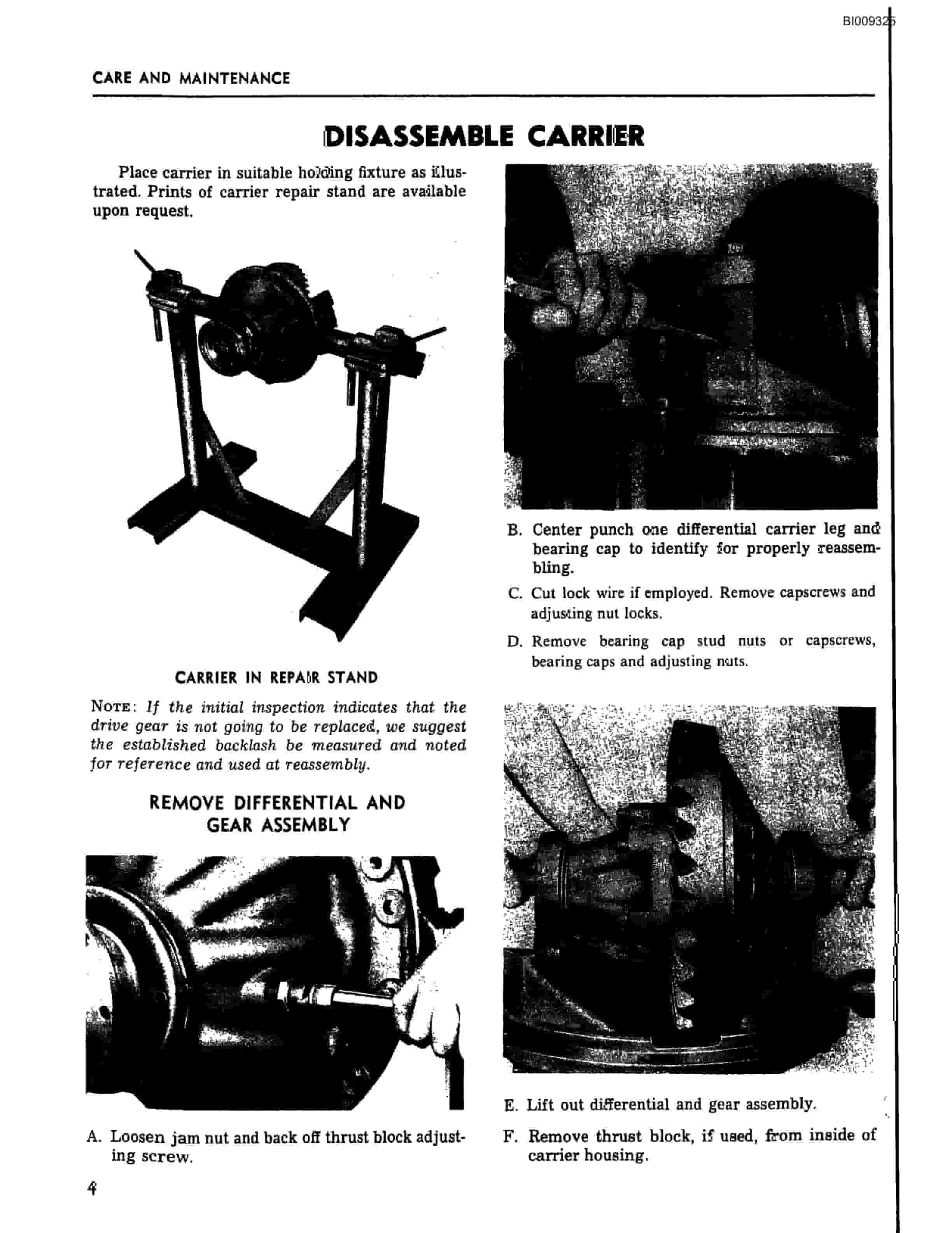 Bucyrus JB1039 Jumbo Roof Bolter Parts Catalog BI009325 Vol 2-5